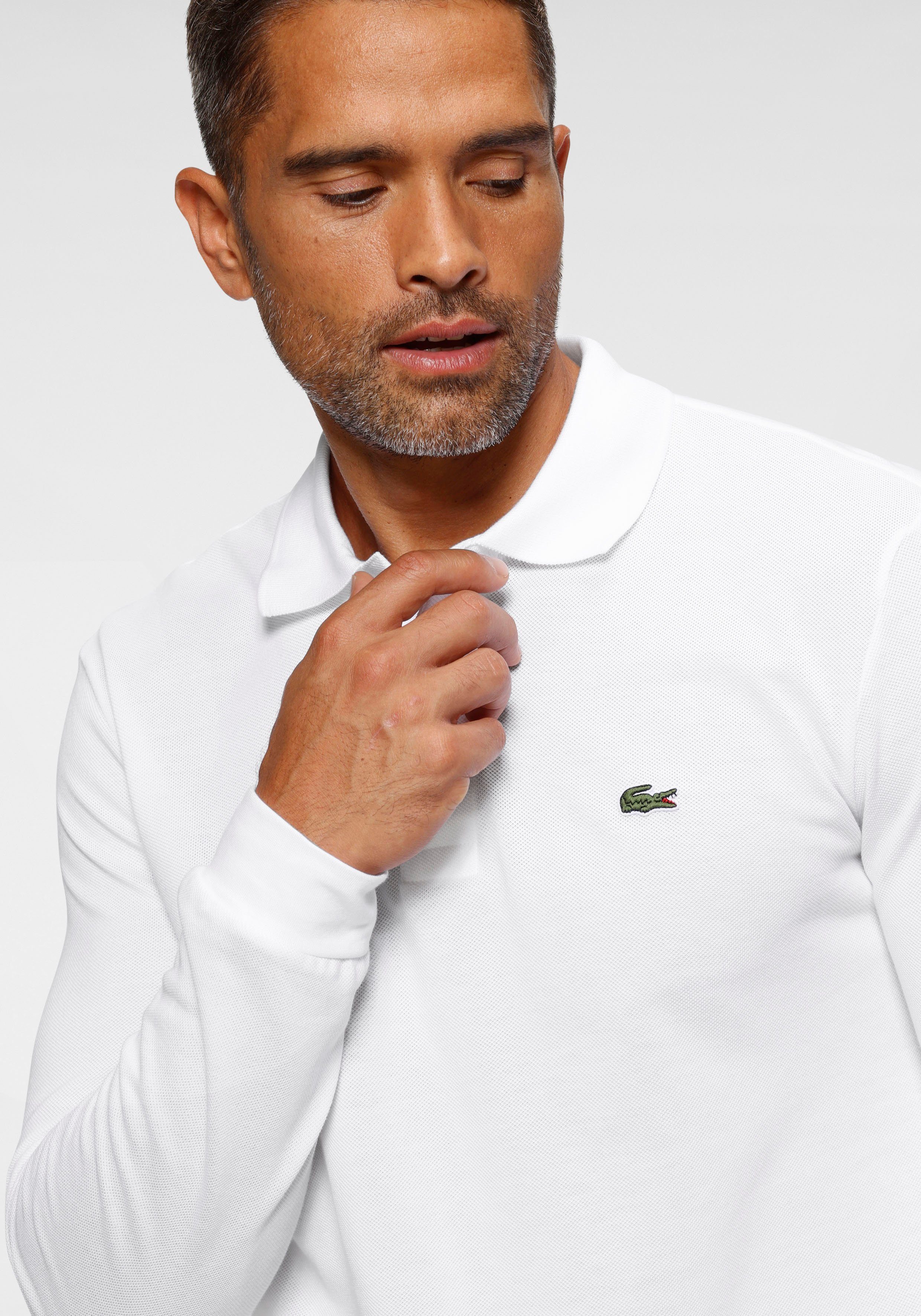 Lacoste Langarm-Poloshirt Basic Style