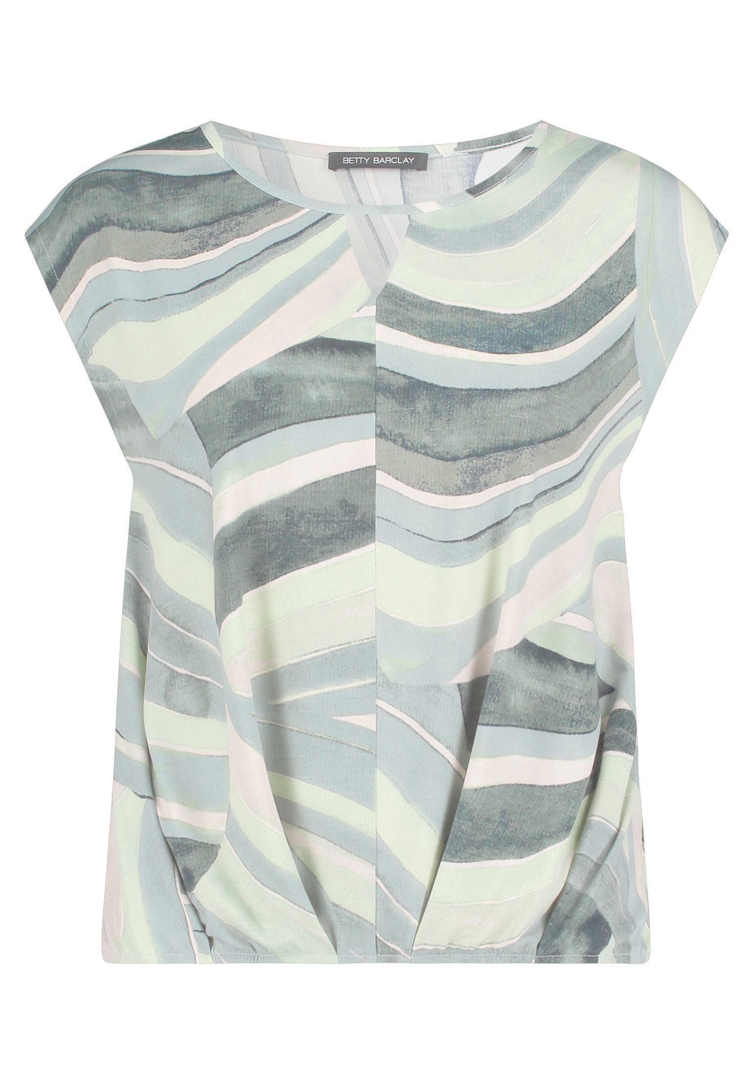 Betty Barclay Kurzarmshirt Damen mit Gummizug (1-tlg)
