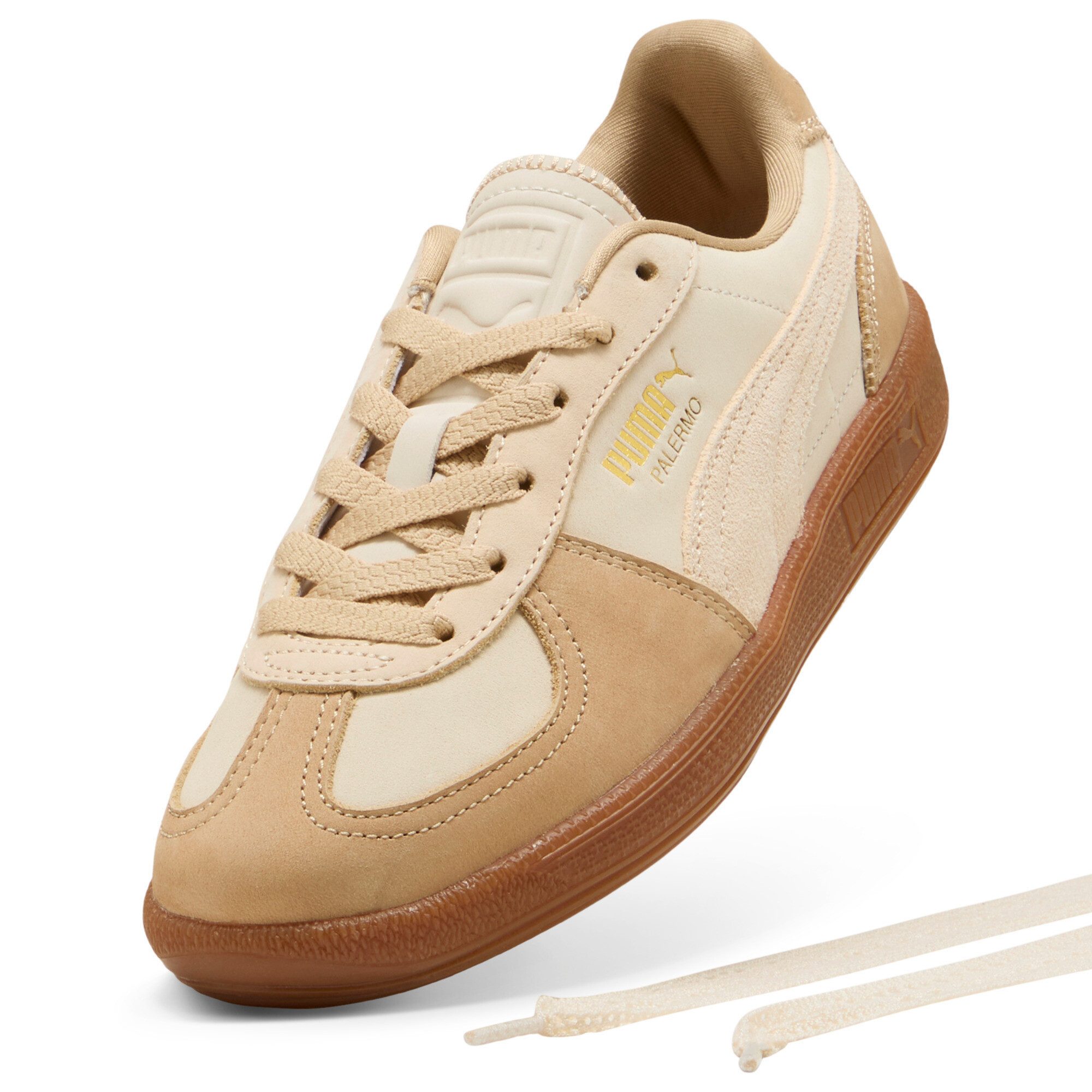 PUMA PALERMO LUX WNS Sneaker mit Plateausohle, aus Leder, mit Gummilaufsohle, mit Schnürung – Bild 5 von 5