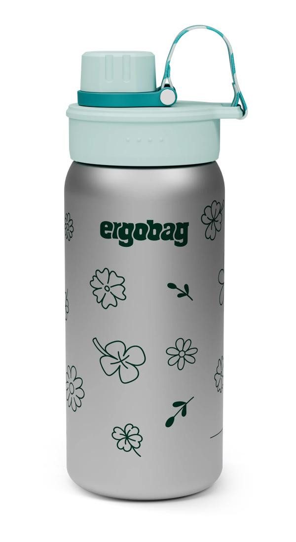 ergobag Trinkflasche Edelstahl Trinkflasche, auslaufsicher und kohlensäuregeeignet