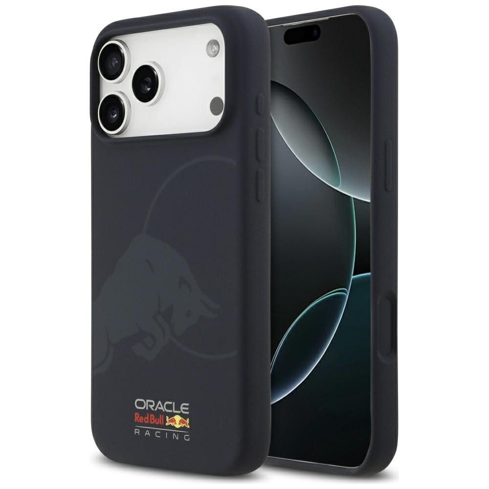 Oracle Red Bull Racing Handyhülle iPhone 17 Pro Max MagSafe Silikon blau Logo Bulle 6,9 Zoll, Kantenschutz