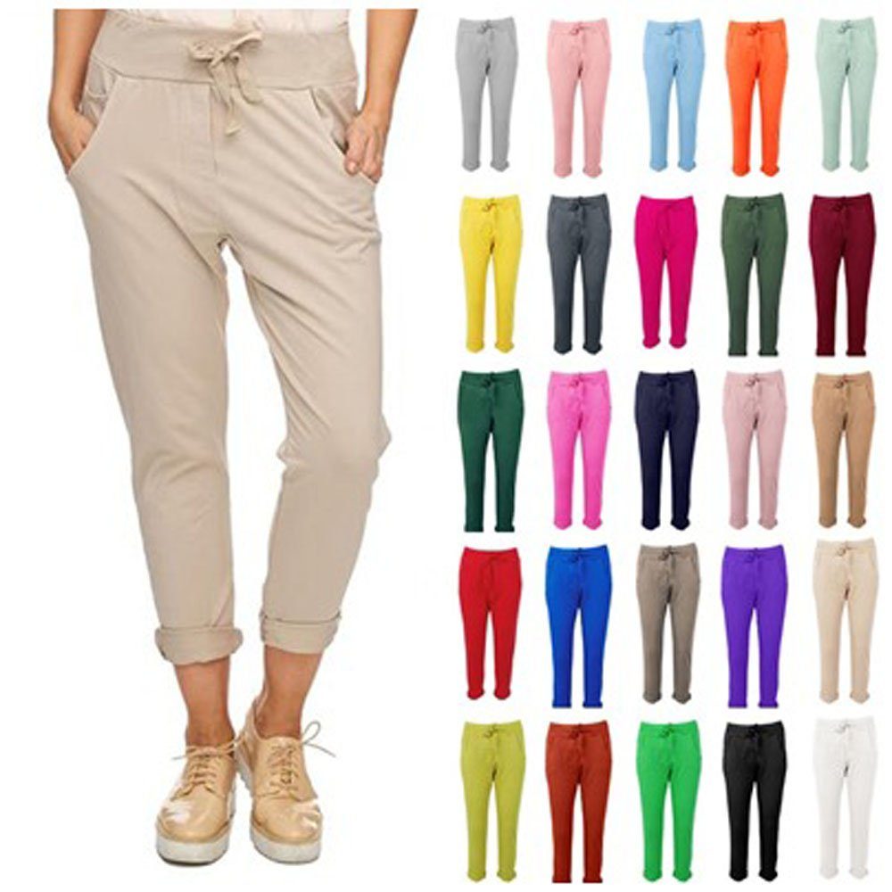 Wendy Trendy Jogger Pants Damen Jogger Hose Baggy in vielen verschiedenen Farben