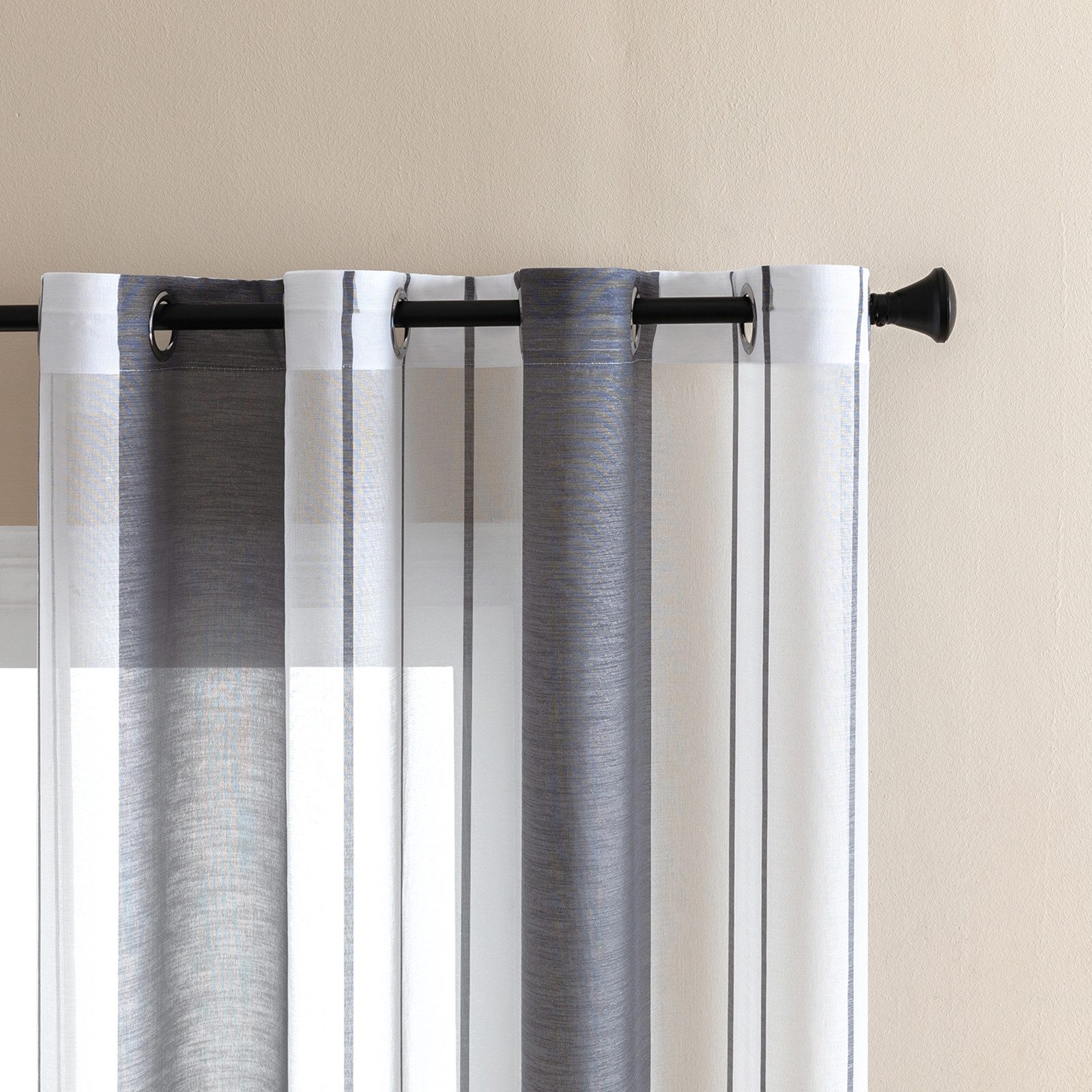 Sunicol Gardine 2er Set Voile Vorhang Zweifarbiger Transparente Vorhang mit günstig online kaufen