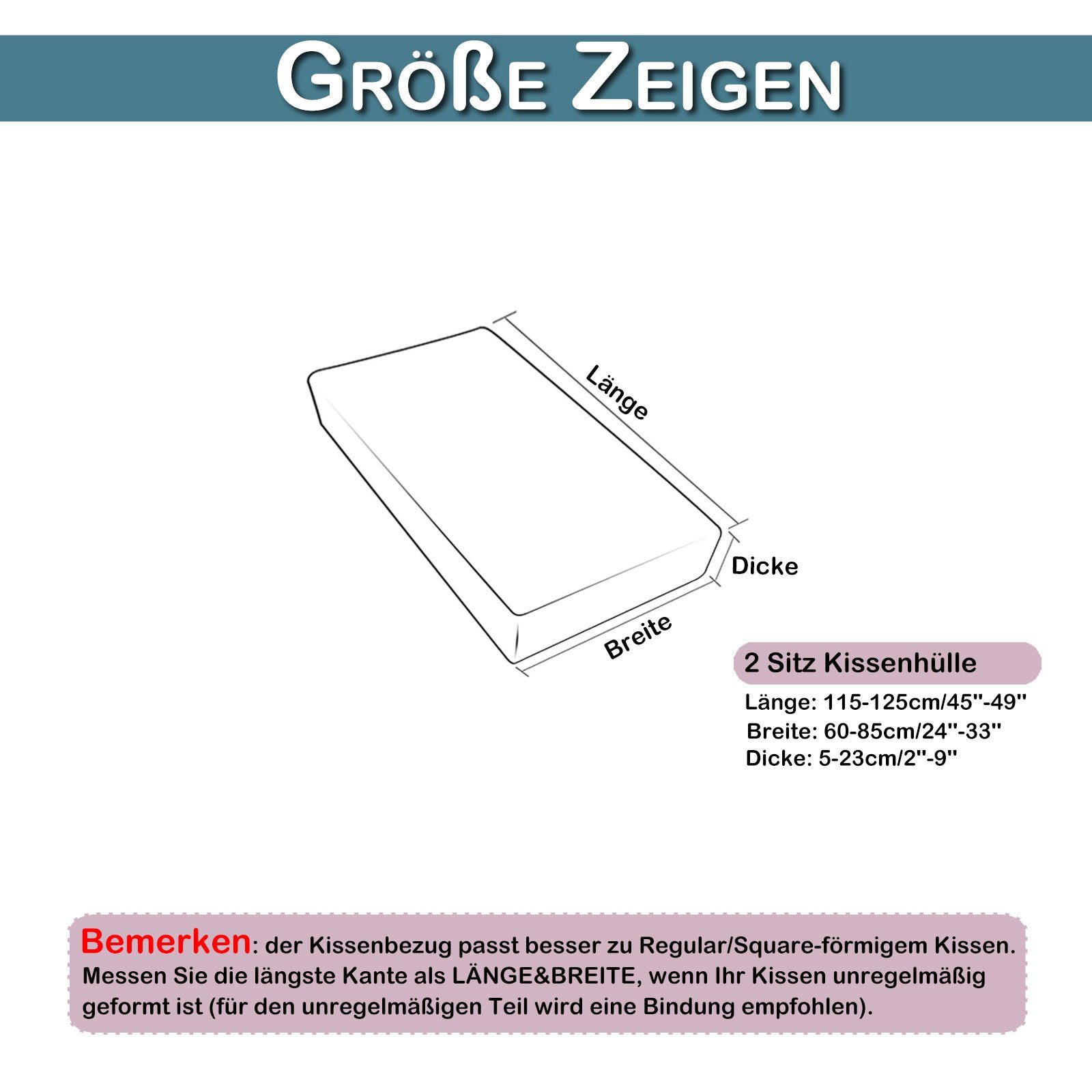 BTTO Sofahusse Samt-Sitzkissenbezug für 1-, 2-, günstig online kaufen
