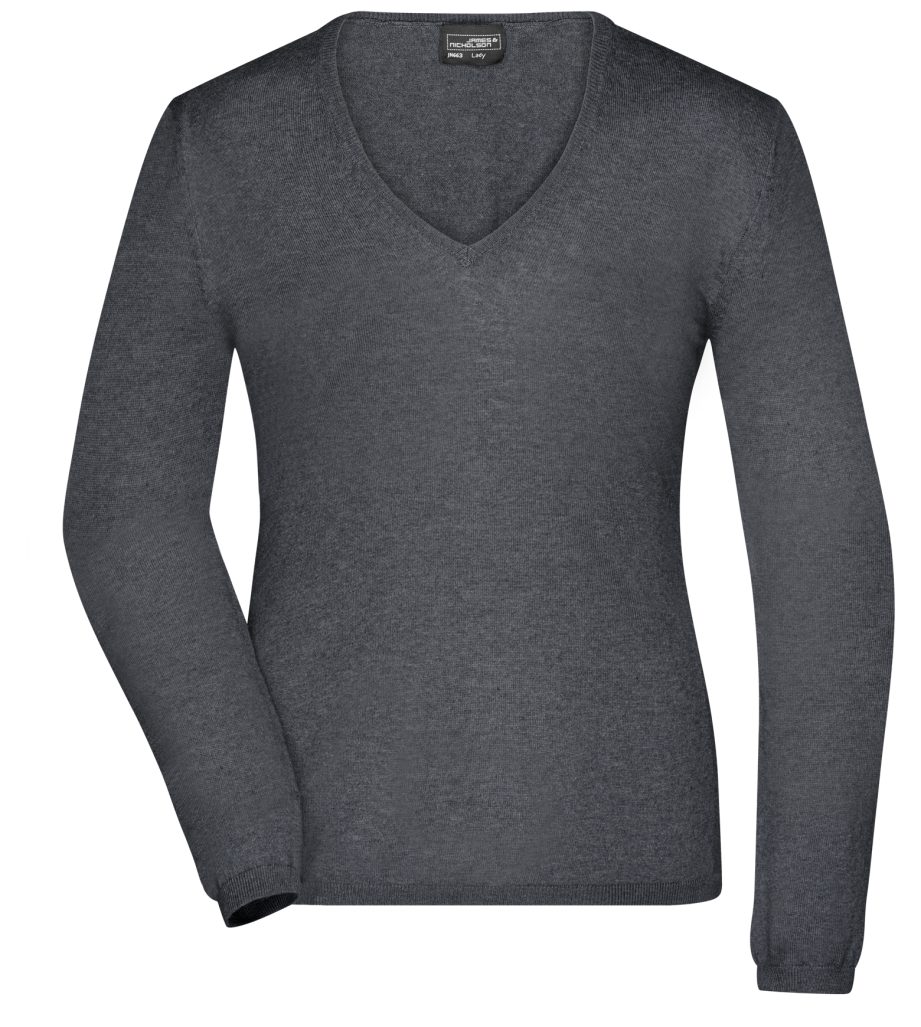 James & Nicholson Strickpullover Klassischer Damen Strickpullover Ladies' Пуловеры JN663 mit Seide- und Kaschmir-Anteil