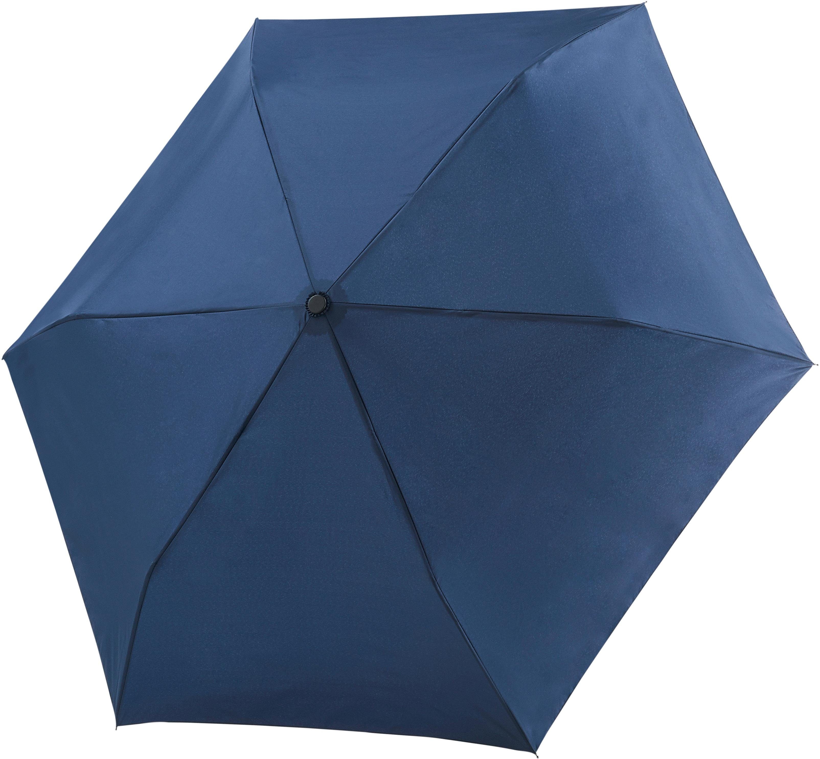 Damen Regenschirme doppler® Taschenregenschirm Fiber Havanna uni, Navy