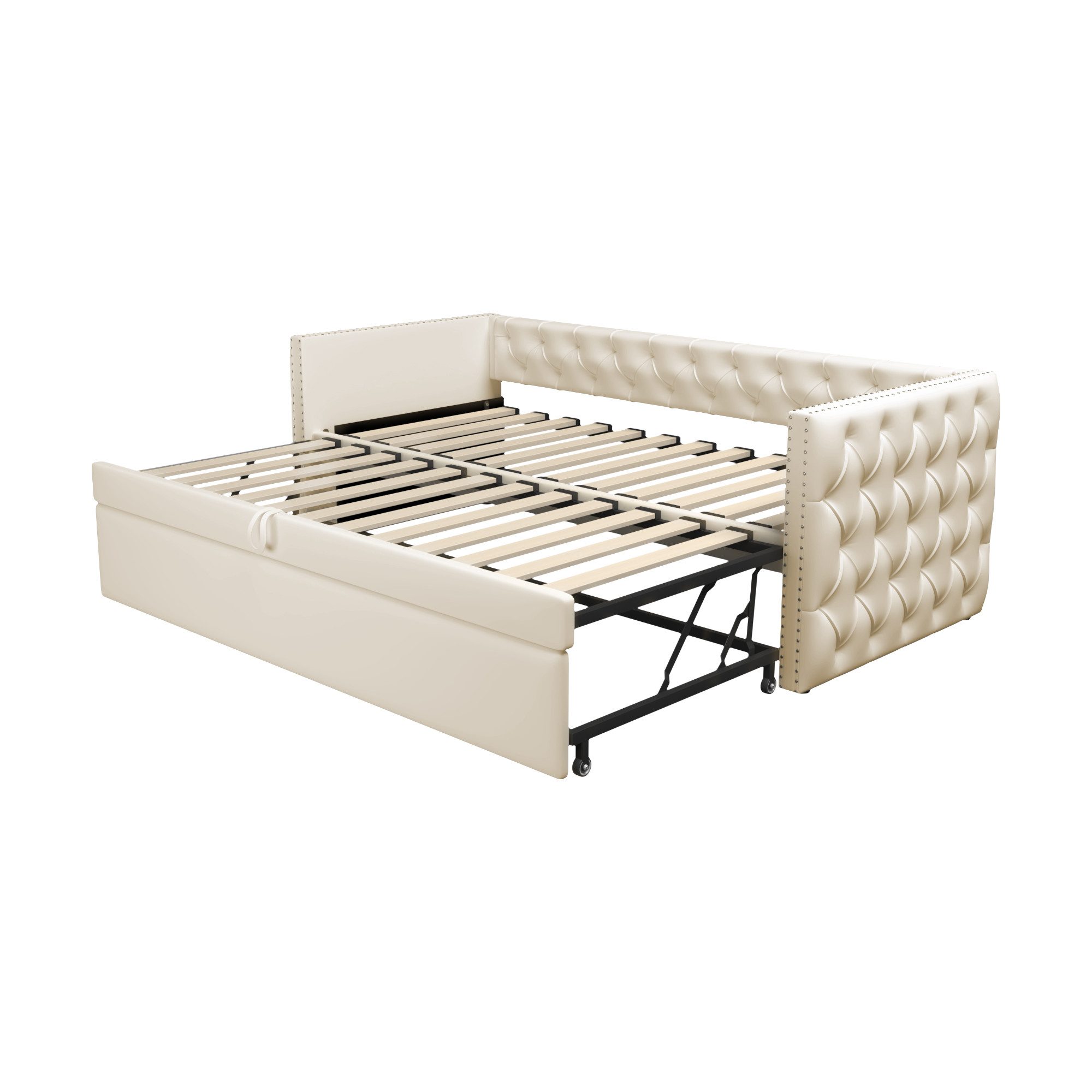 Gotagee Polsterbett Ausziehbares Schlafsofa 90x200cm Gästebett günstig online kaufen