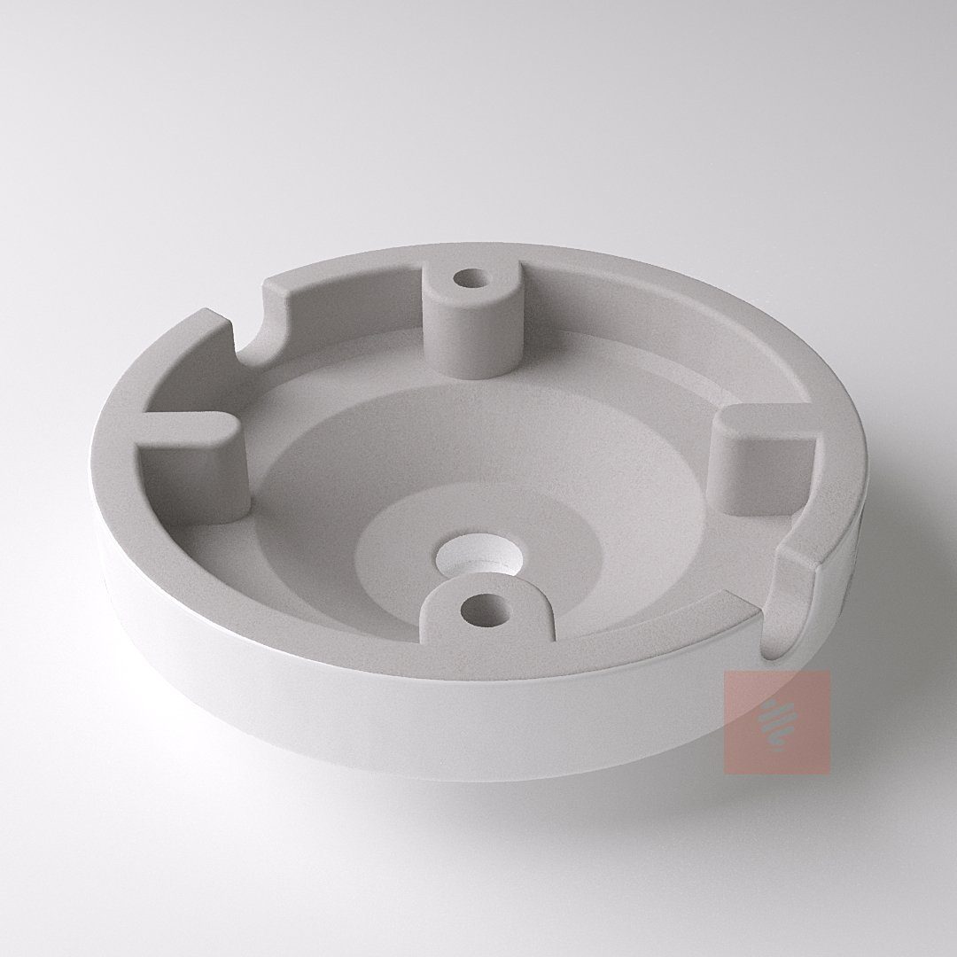 Lightstock Lampen-Verteiler Lampen Baldachin Porzellan New Modern, Ø 10 cm