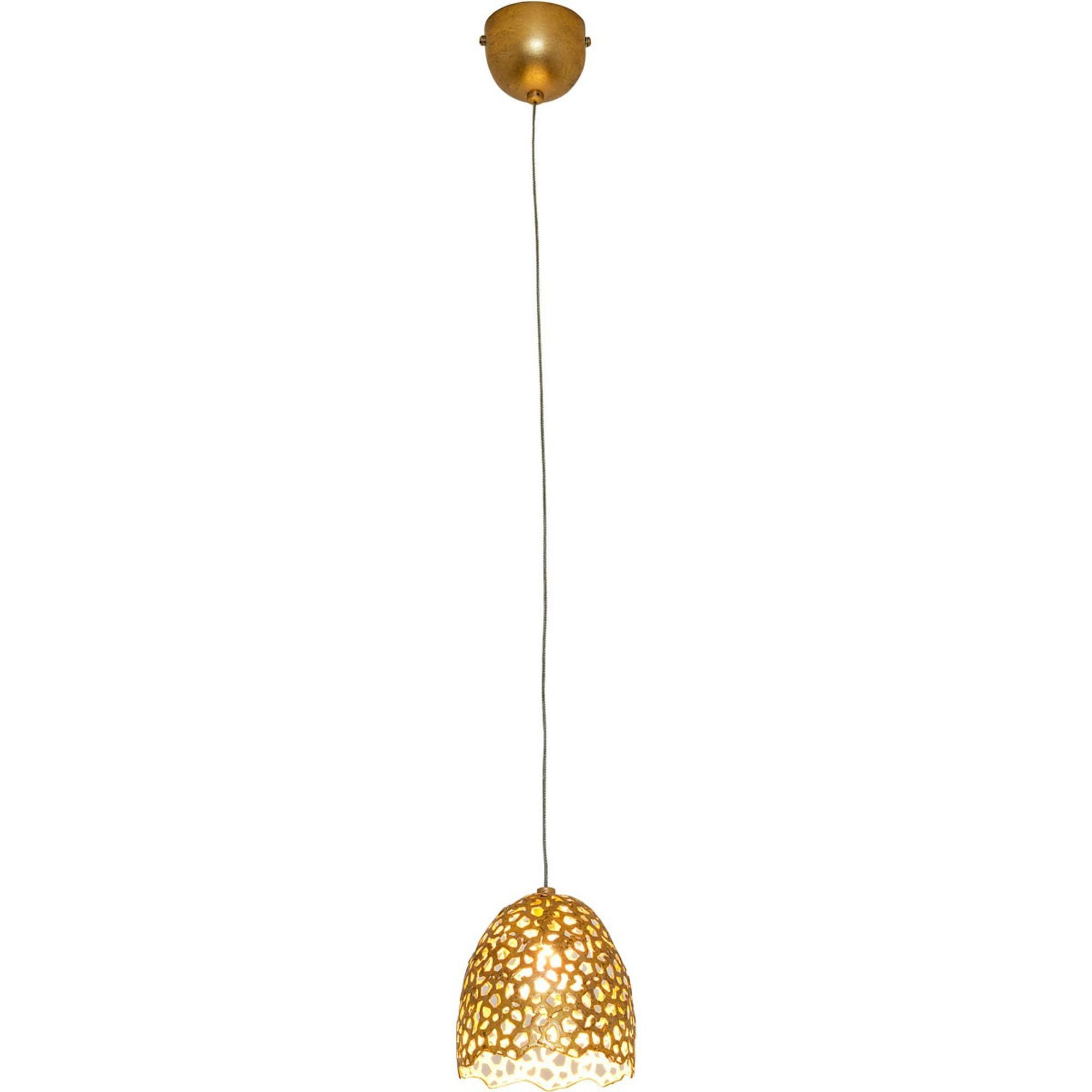 Holländer Pendelleuchte Lily Piccolo Eisen Gold