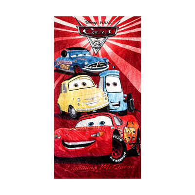 Disney Badetuch Disney Cars Baumwoll-Handtuch, Badetuch 75 x 150 cm für Kinder