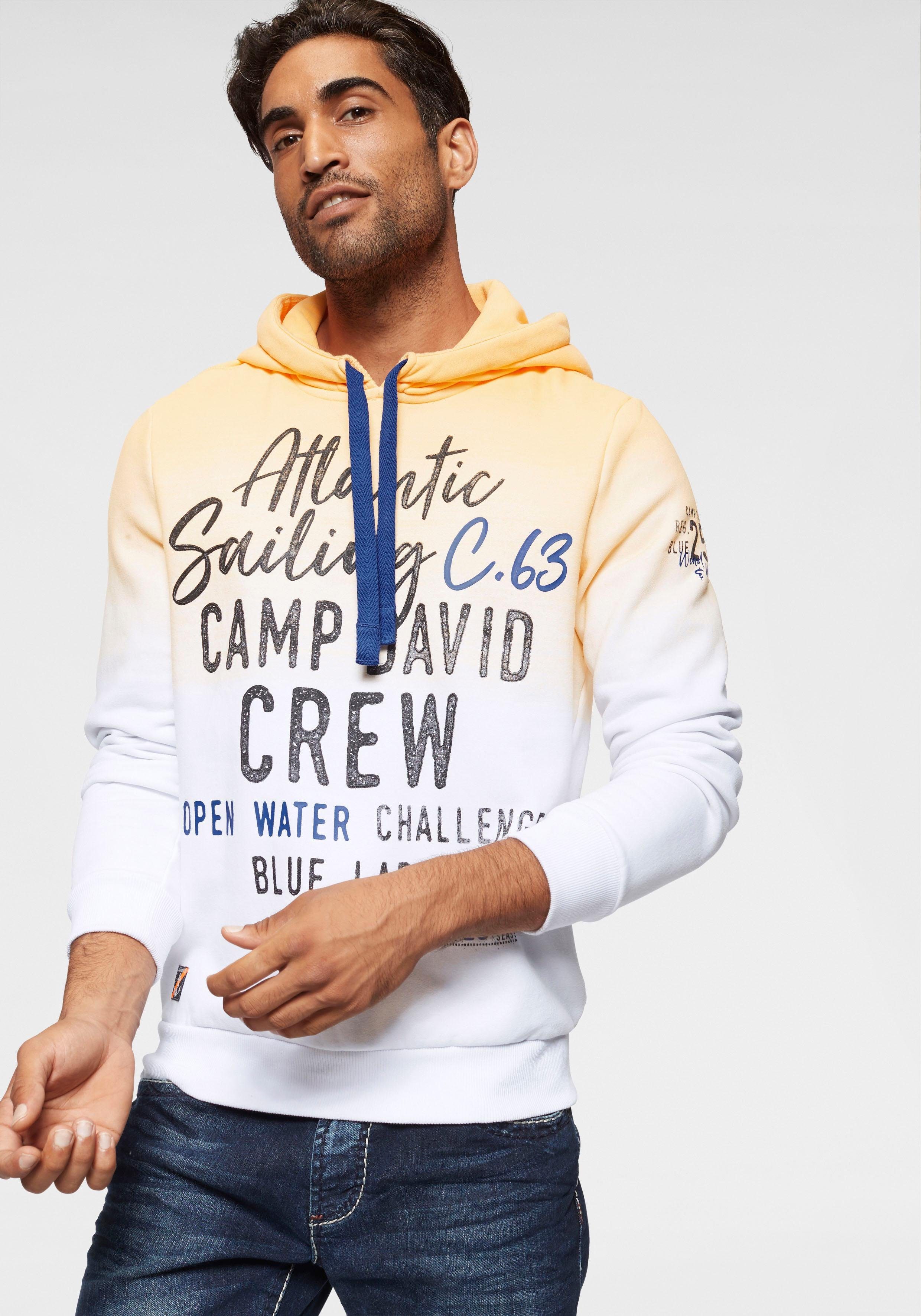 CAMP DAVID Kapuzensweatshirt mit Farbverlauf | OTTO
