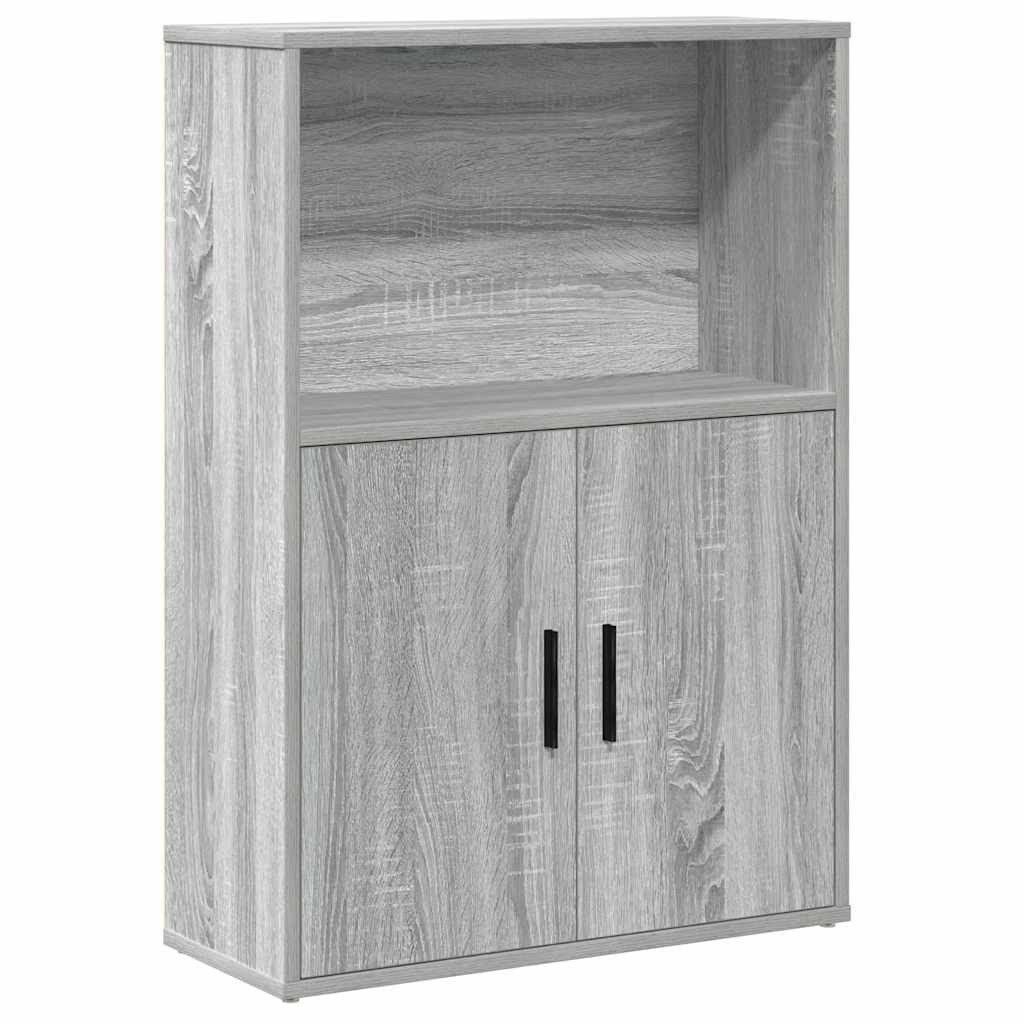 vidaXL Bücherregal Bücherregal Grau Sonoma 60x24x85 günstig online kaufen