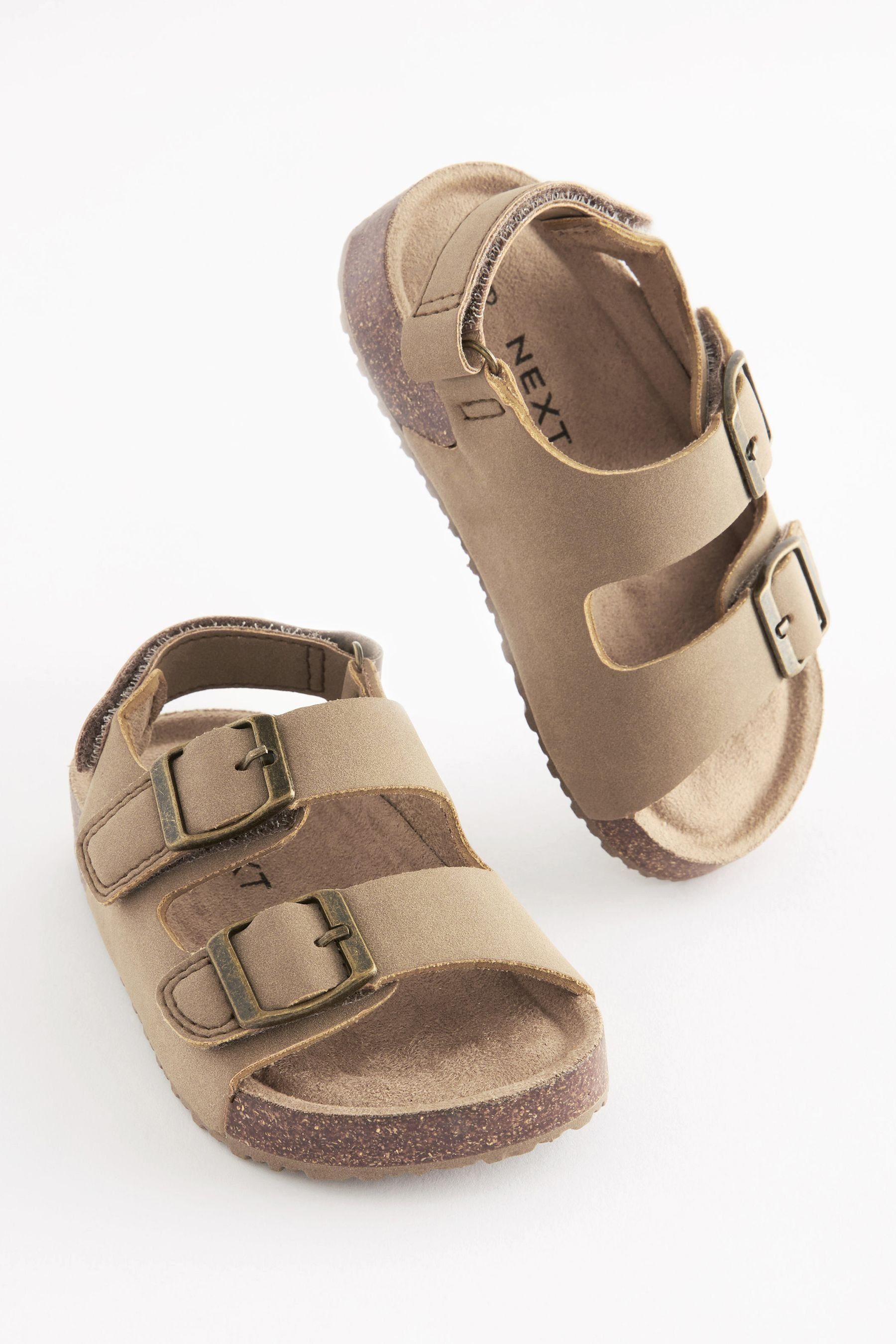 Next Sandalen mit Doppelschnalle und Fußbett, günstig online kaufen