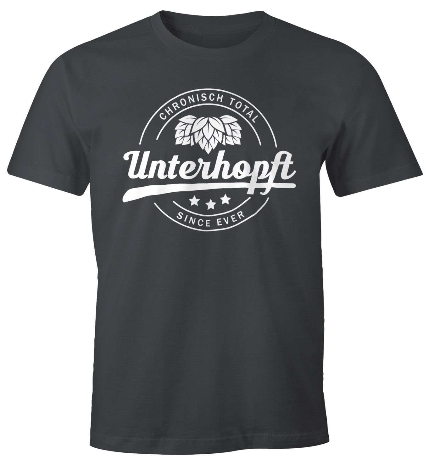 MoonWorks Print-Shirt Chronisch Unterhopft Total Herren günstig online kaufen