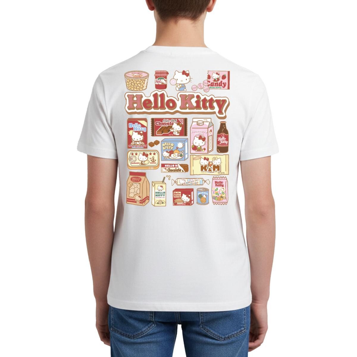 T-Shirt Hello Kitty Snack Collage Teenager Premium T-Shirt