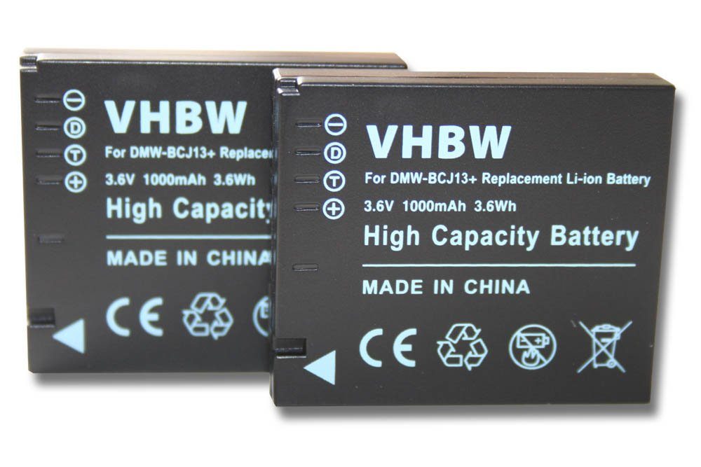 vhbw kompatibel mit Leica D-Lux 5, 6 Kamera-Akku Li-Ion 1000 mAh (3,6 V)