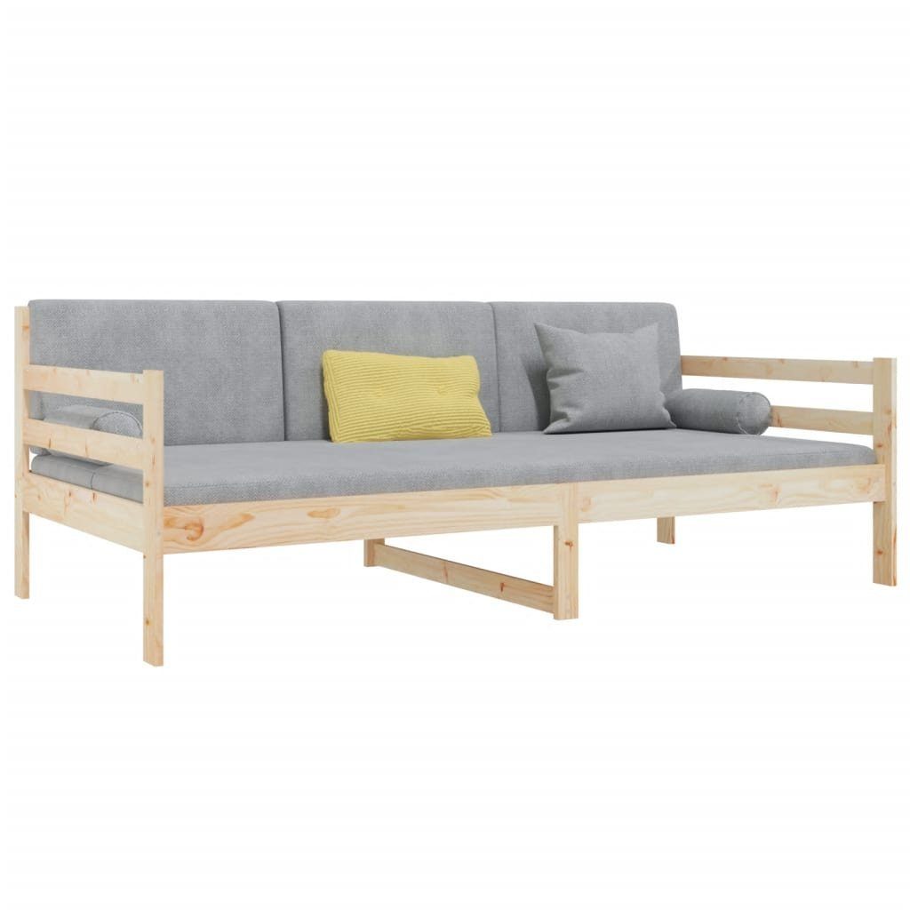 vidaXL Bett Tagesbett ohne Matratze 90x190 cm Massivholz Kiefer