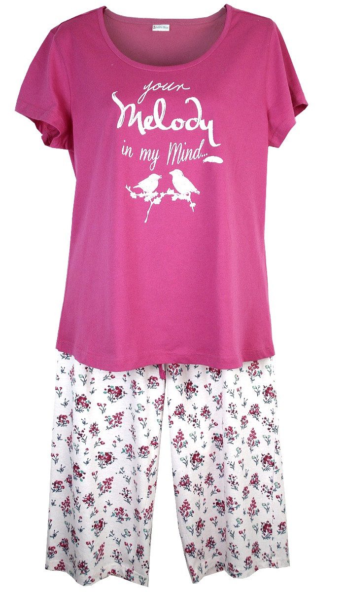 Consult-Tex Capri-Pyjama Damen Capri Pyjama Schlafanzug günstig online kaufen