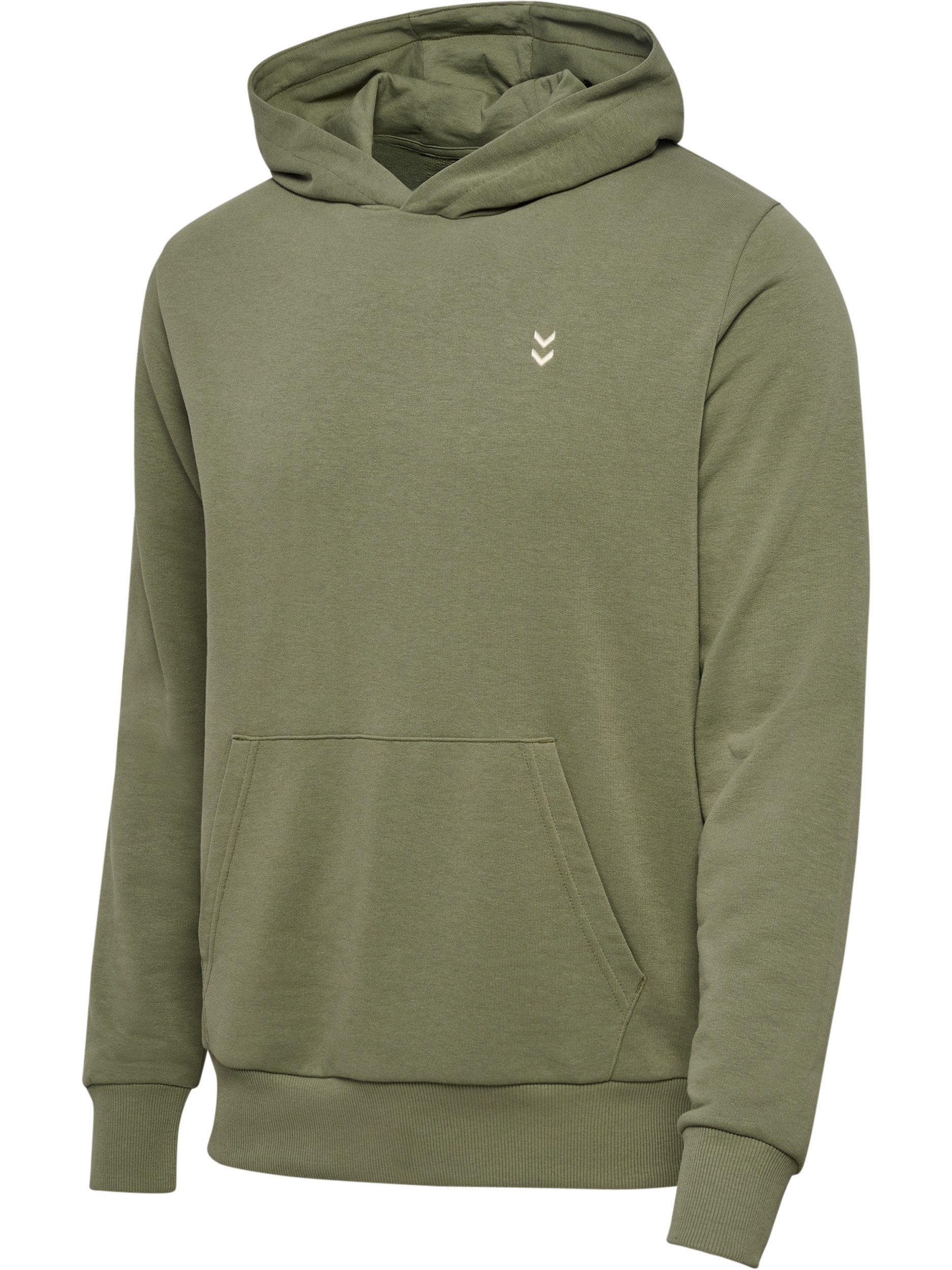 hummel Kapuzensweatshirt HMLPULSE SWEAT HOODIE normale Passform, mit Kapuze, mit angesetztem Bündchen