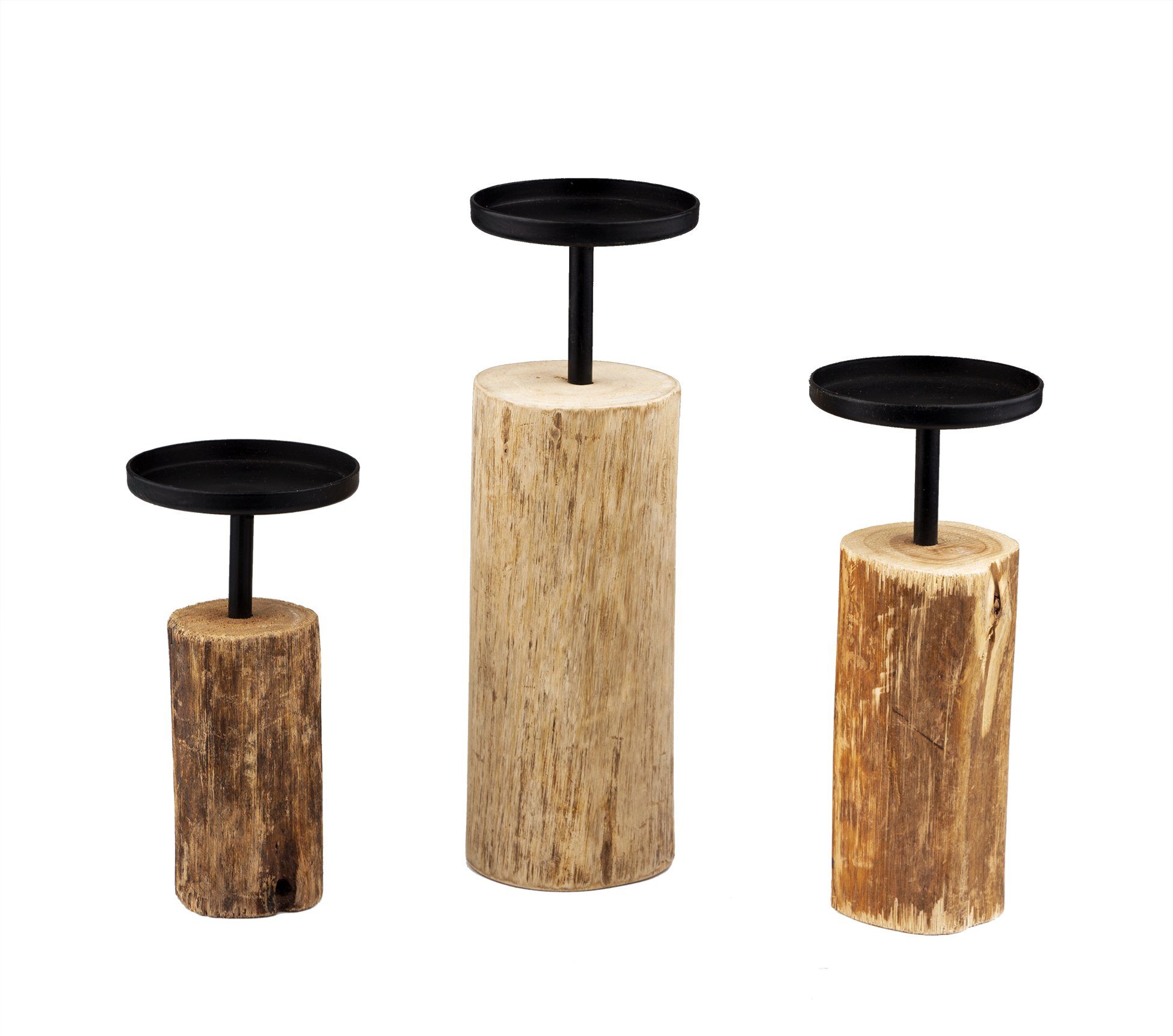 BOLTZE Kerzenleuchter Kerzenleuchter 14-22 cm Ø8 cm 3-teilig Торшери Stumpenkerzen