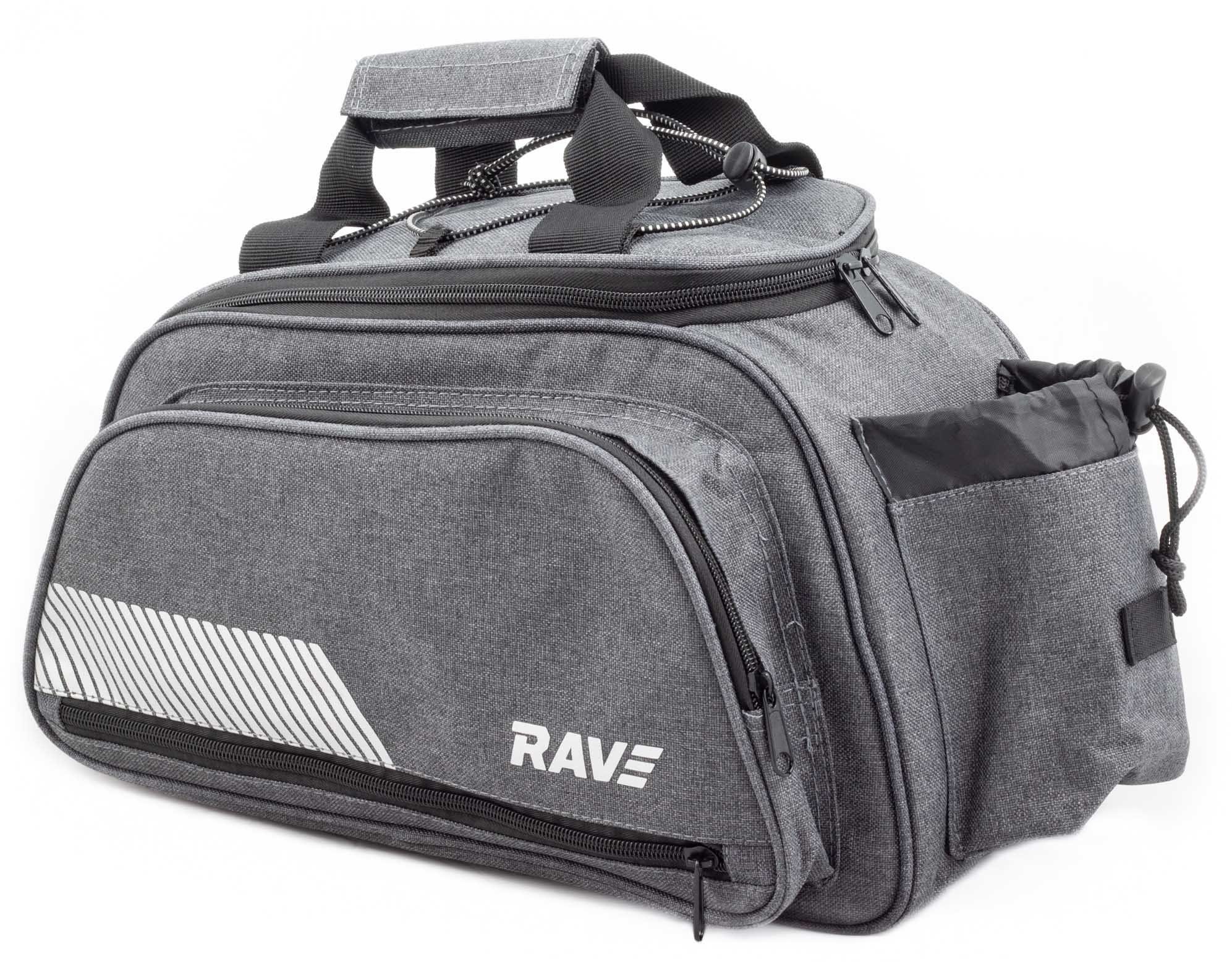 Rave Bike&Outdoor Gepäckträgertasche Kühltasche (5 Liter), mit 2 Seitentaschen je 6 Liter