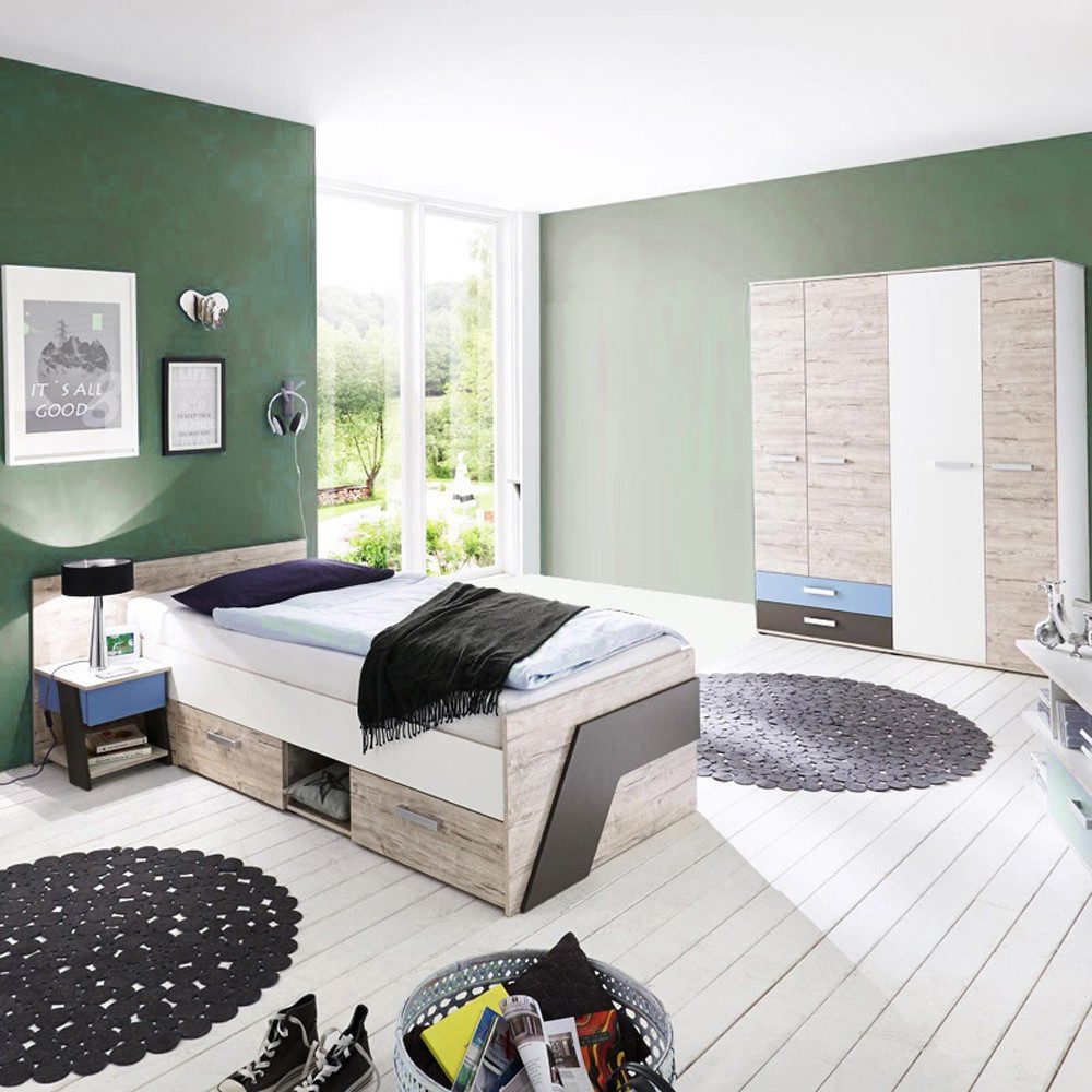 Lomadox Jugendzimmer-Set LEEDS-10, (Sparset, 3-tlg), Komplett günstig online kaufen