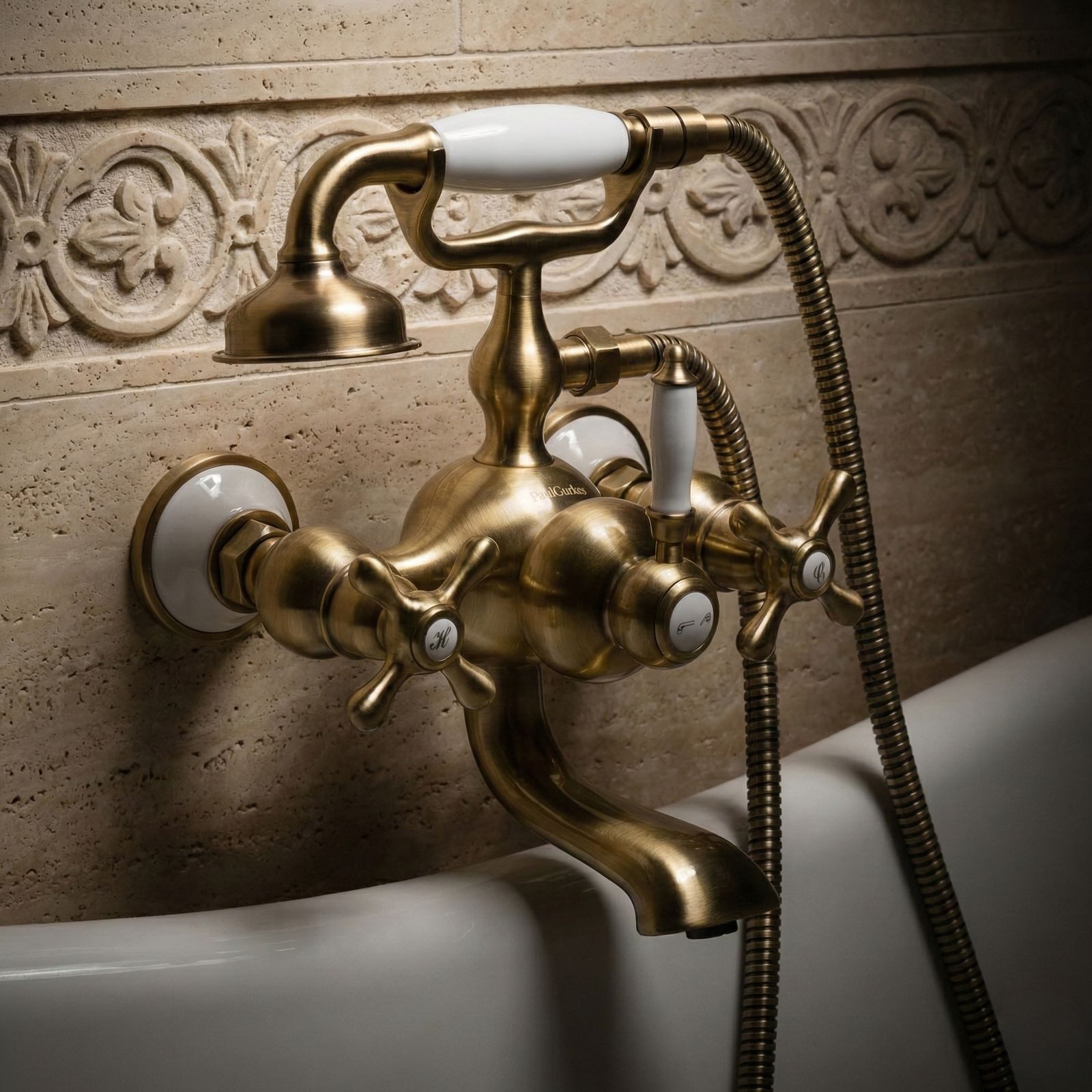 PaulGurkes Wannenmischeinheit PG27MW-B (Armatur)