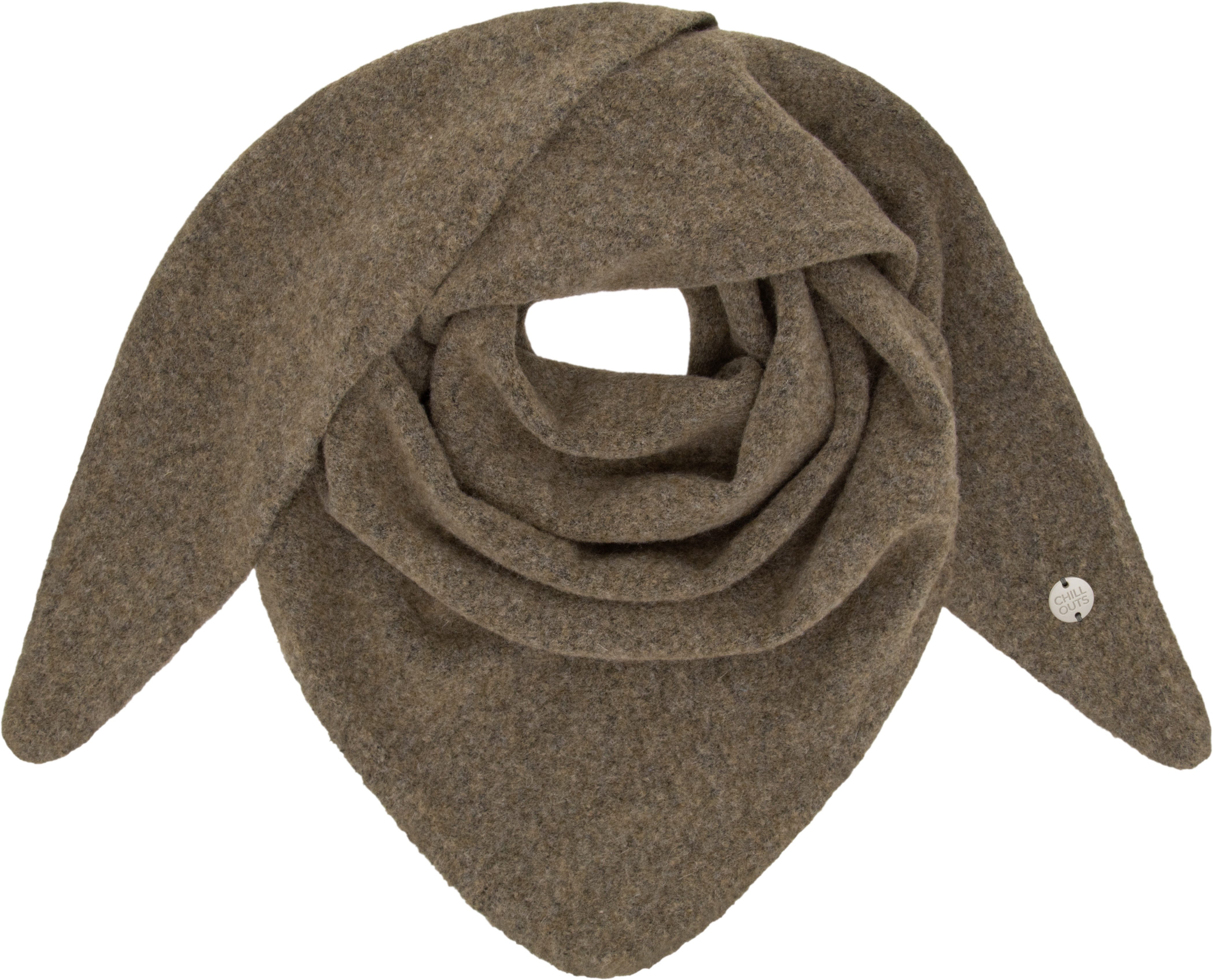 chillouts Strickschal Gadi Scarf, Weiches, vielseitig kombinierbares Dreieckstuch