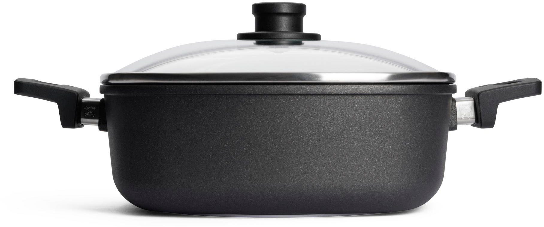 WOLL MADE IN GERMANY Bratpfanne Nowo Titanium, Aluminiumguss, 28x28 cm, Induktion, Made in Germany