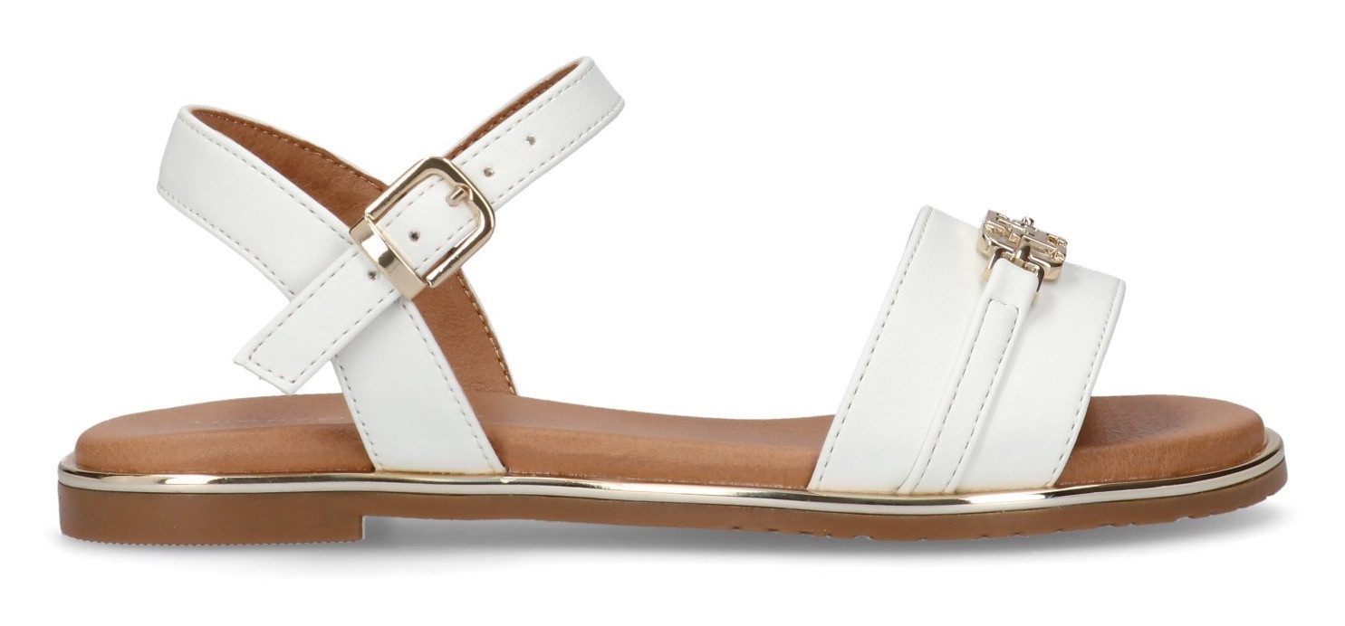Tommy Hilfiger Sandale, Glitzersandale, Sandalette mit Zierelement