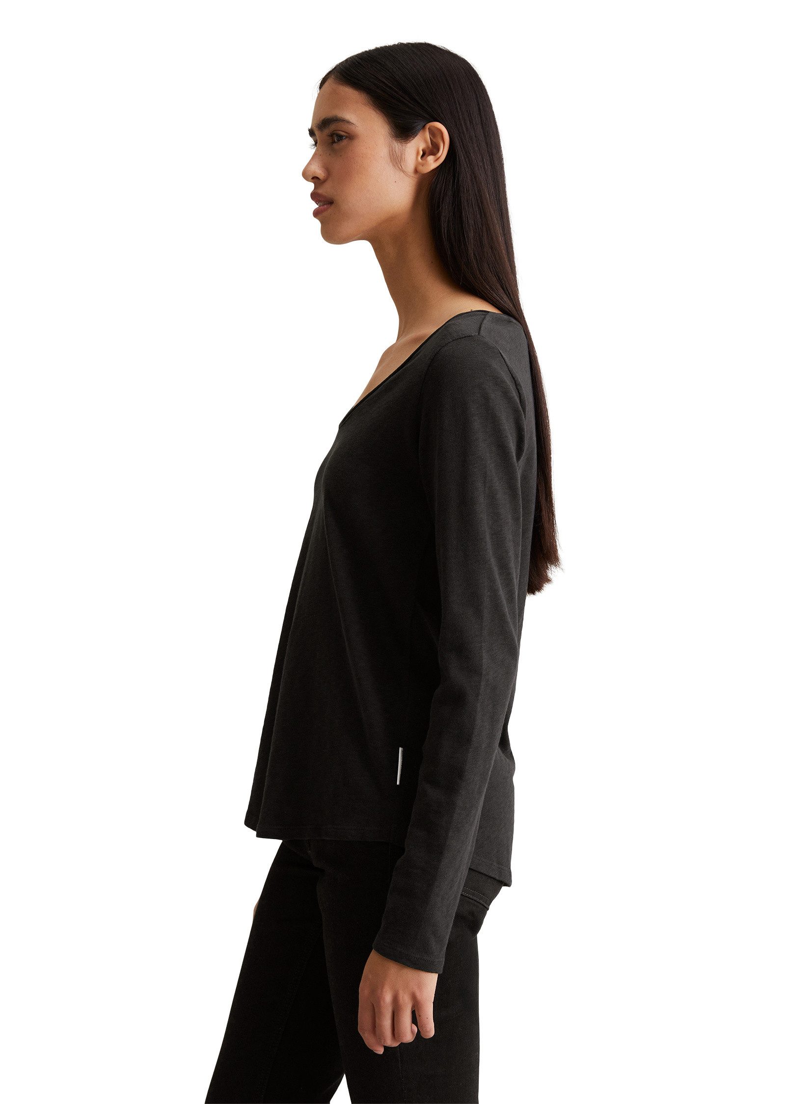 Marc O'Polo DENIM Langarmshirt aus Premium Organic Cotton