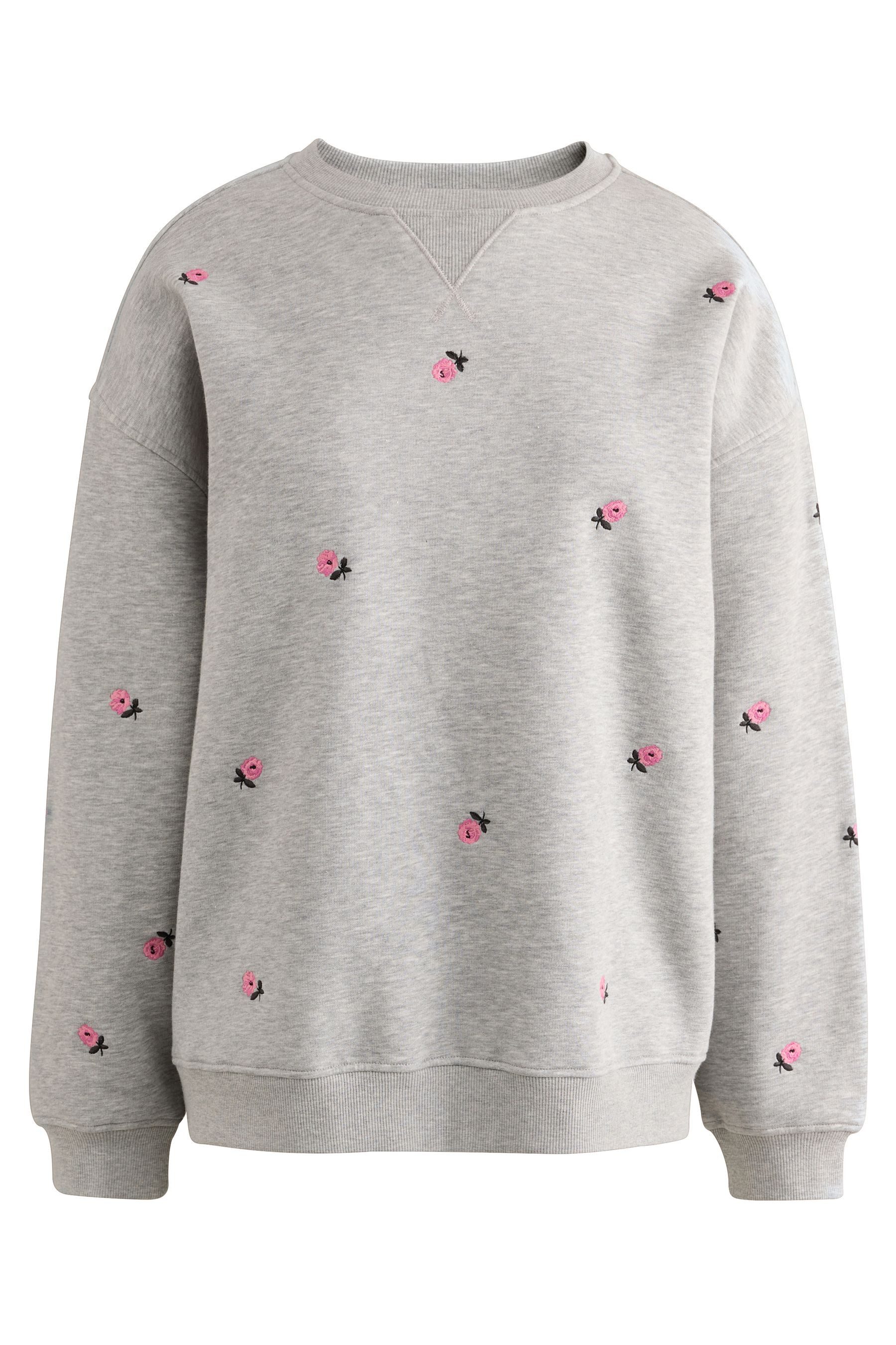 Cath Kidston Strickpullover Cath Kidston besticktes Sweatshirt (1-tlg)