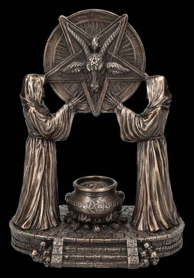 Figuren Shop GmbH Dekofigur Baphomet's Altar - Figur - Veronese - Gothic Dekoration Dekofigur Baphomet