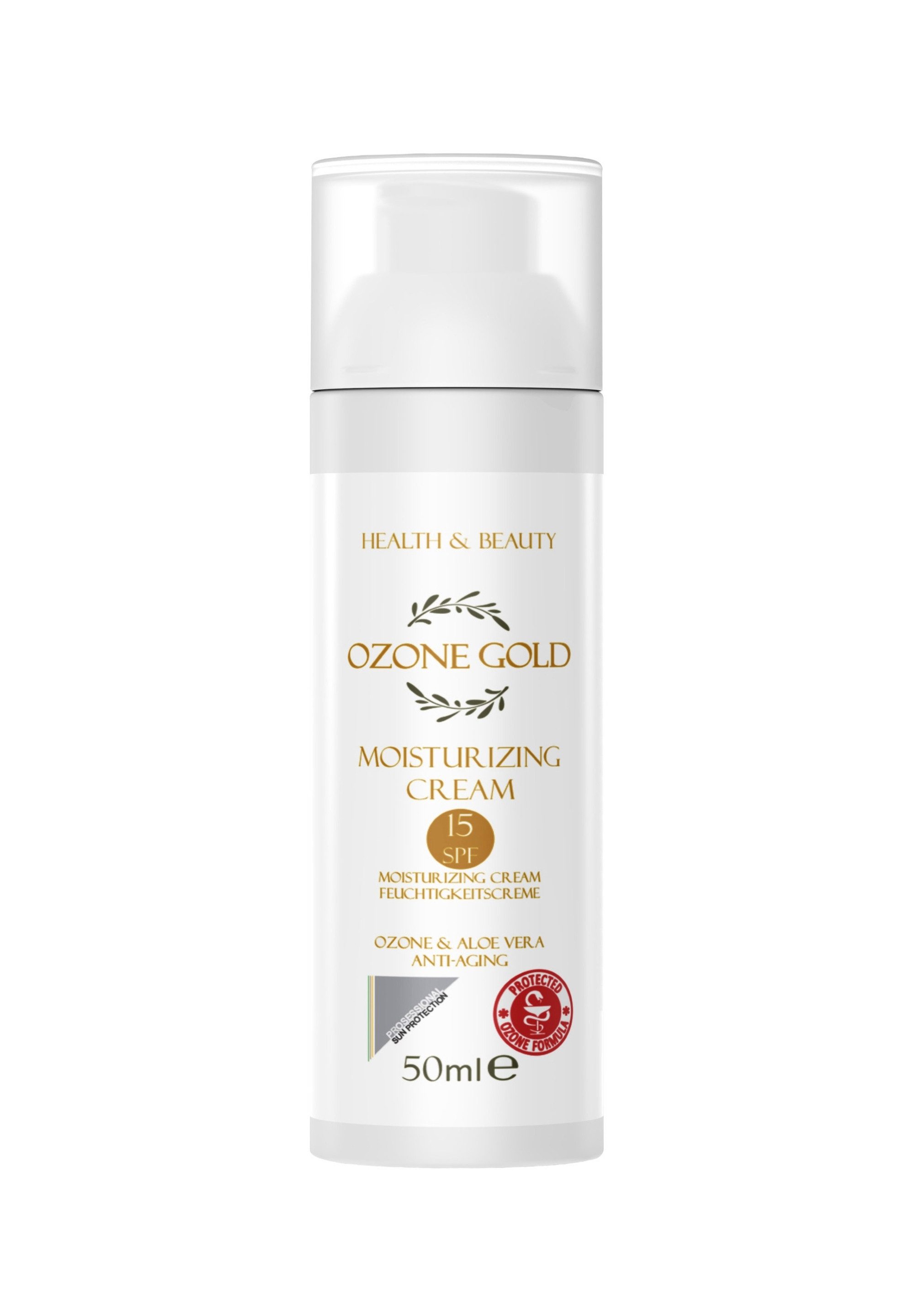 OZONE GOLD Gesichtslotion, 1-tlg., mit ozonisiertem Öl und Aloe Vera
