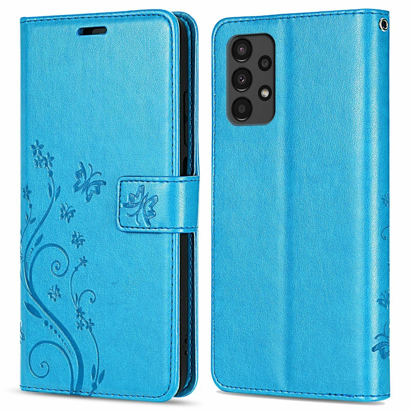 betterfon Handyhülle Handytasche für Samsung Galaxy A13 4G Klapphülle, Bookstyle-Hülle: Magnetverschluss 3 Kartenfächer & Standfunktion