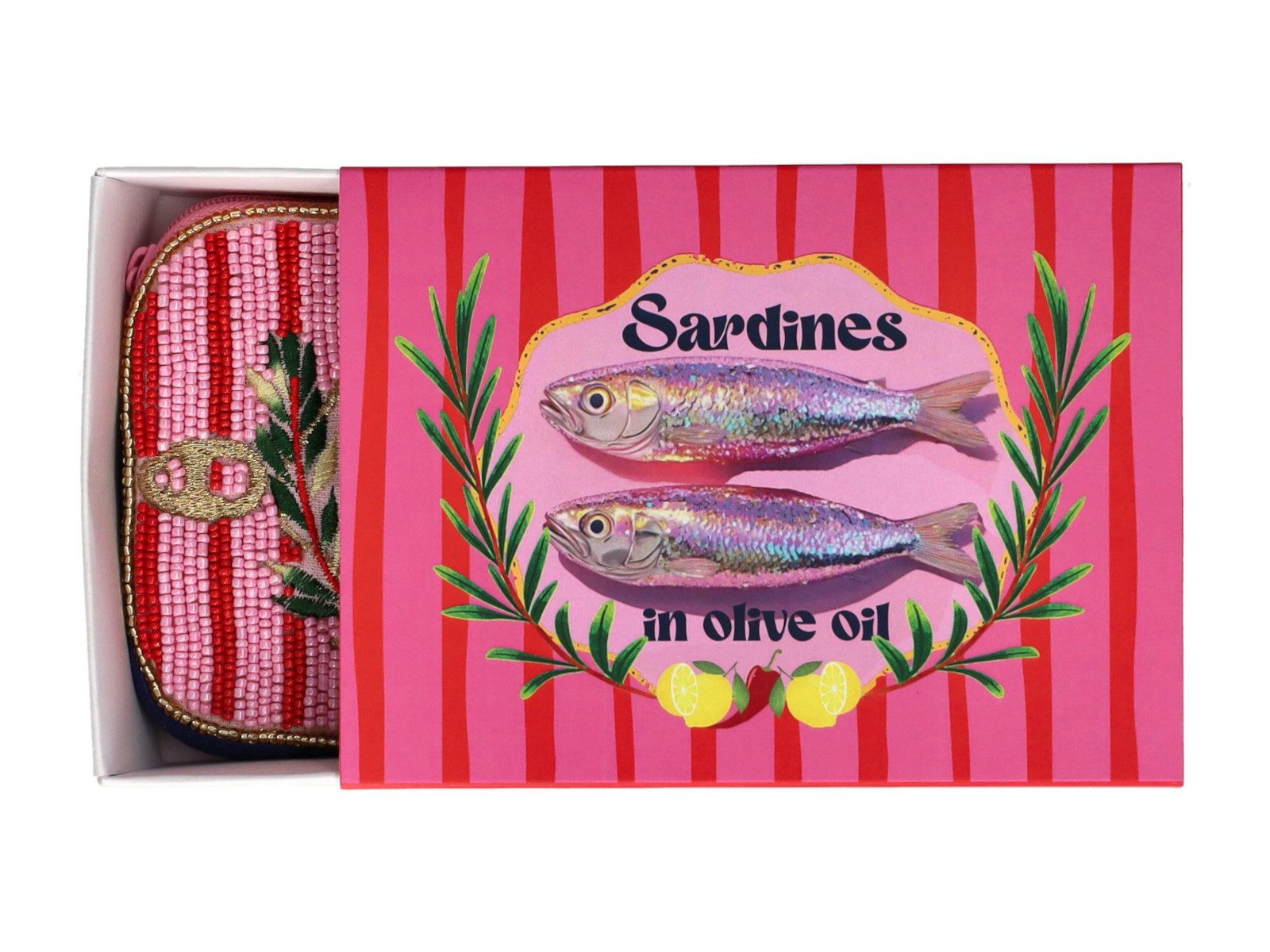 Giftcompany Kosmetiktasche Elodie Kosmetiktasche S Sardines rosa 14,5cm
