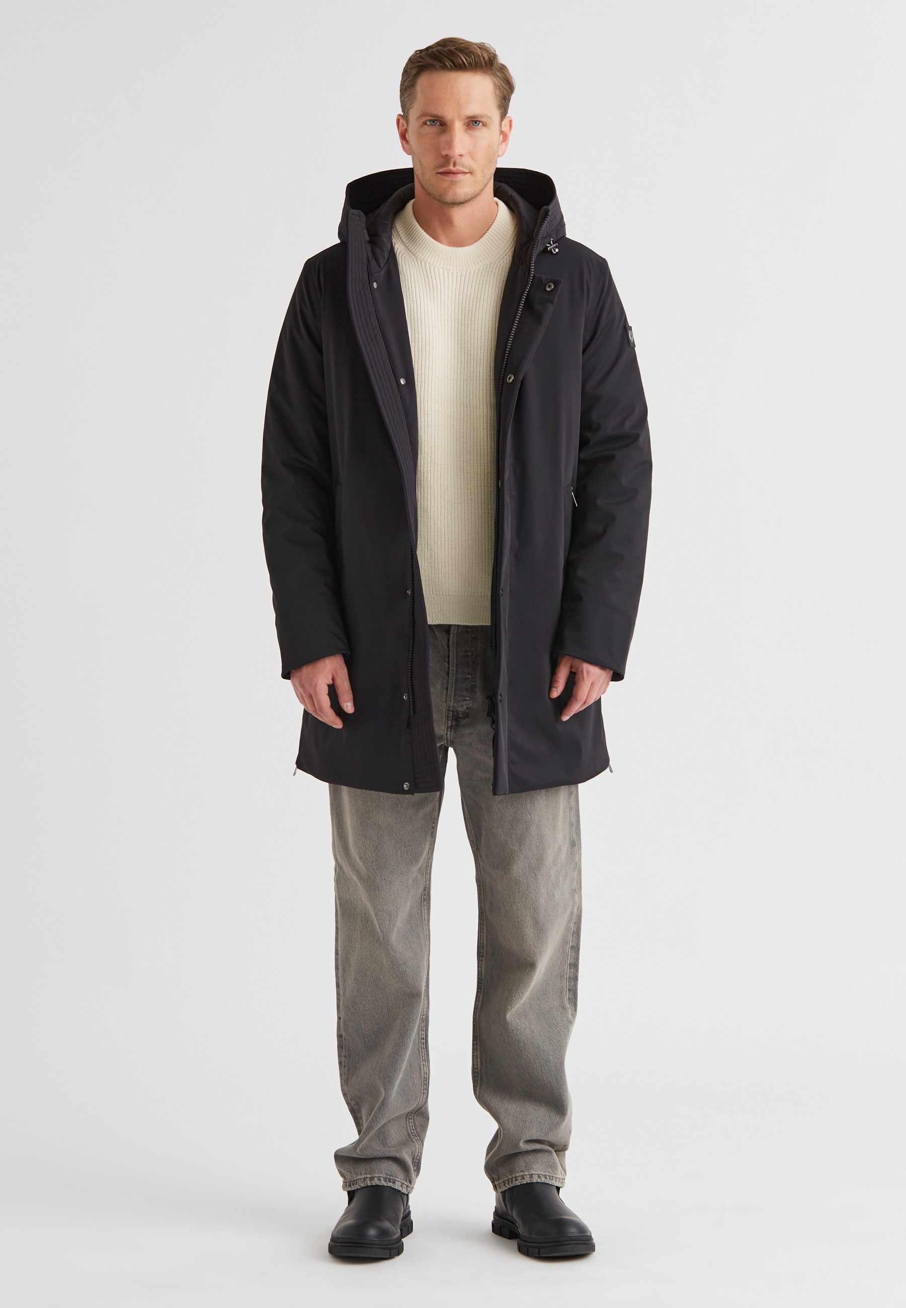 Milestone Parka MSLincoln Herren klassisch, sportlich Zwei Wege RV lockere Passform