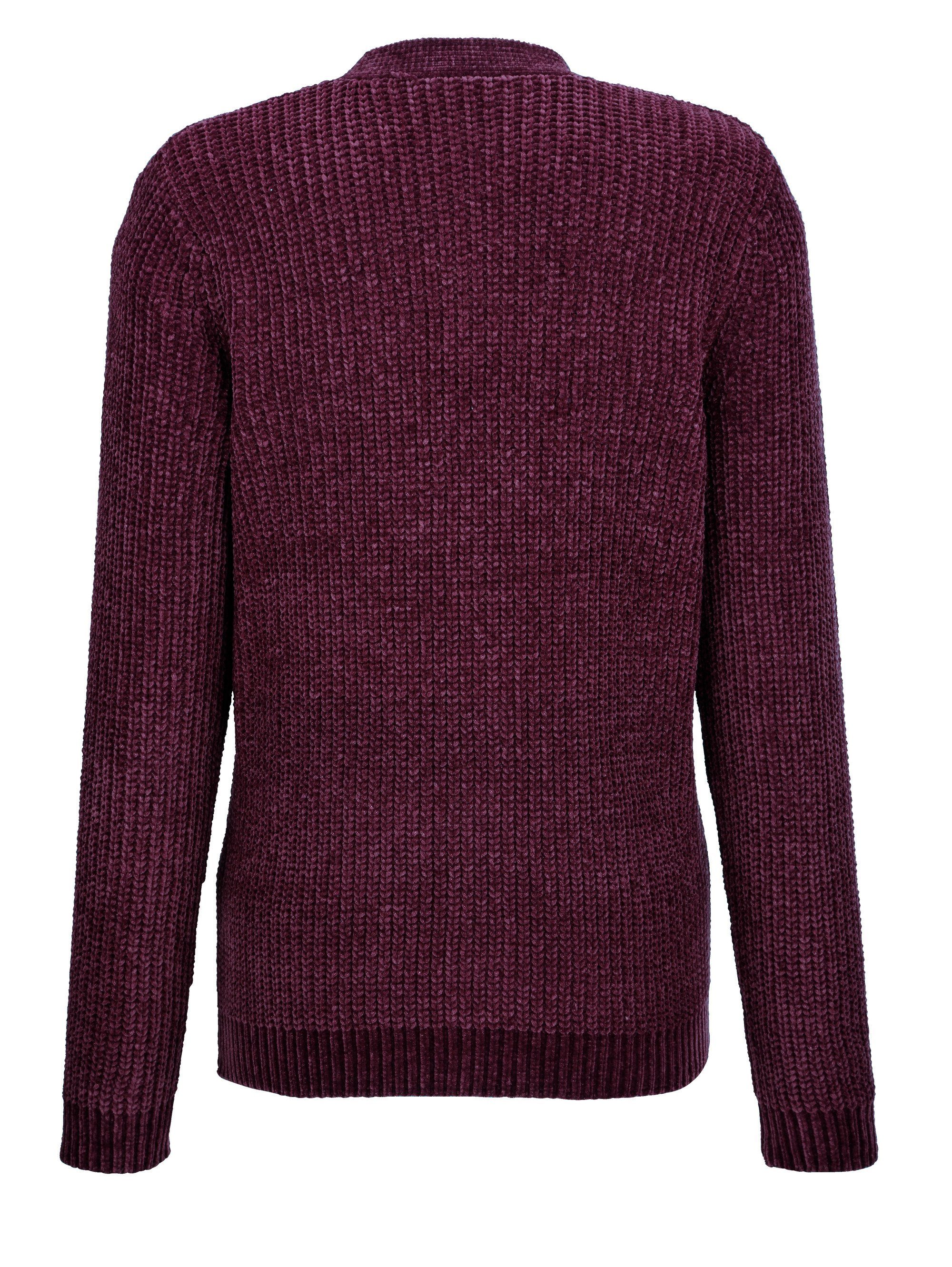 Paola Damen Strickweste Beere 40