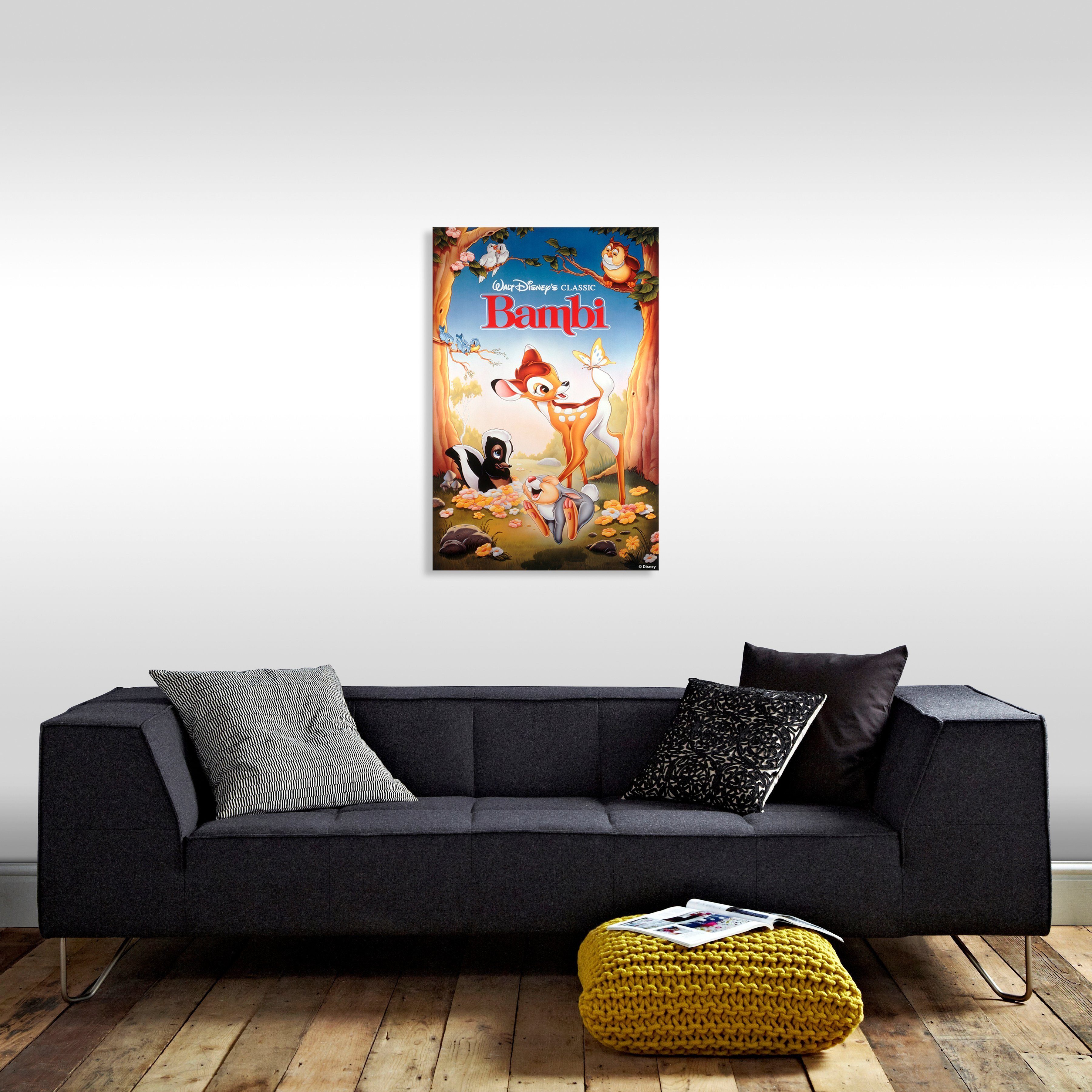 Art for the Disney, x 70 50 cm Bambi, home Leinwandbild