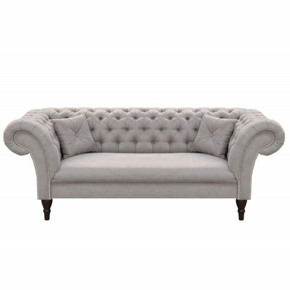 JVmoebel Sofa, Chesterfield Sofagarnitur 3+2 Couch Sofa Polster Design Leder Stoff