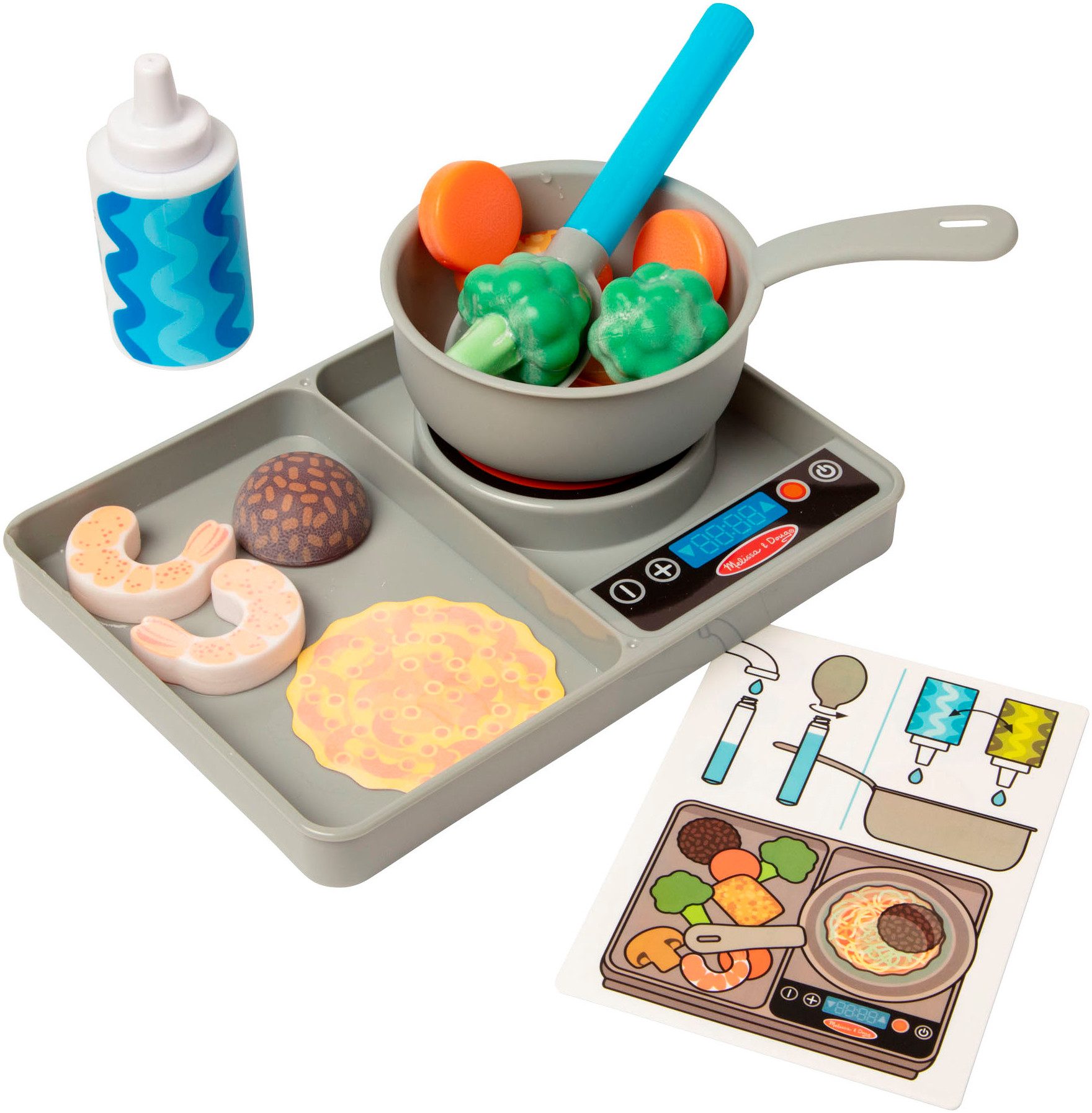 Spin Master Kinder-Küchenset Melissa & Doug Water WOW, mit Farbwechseleffekt