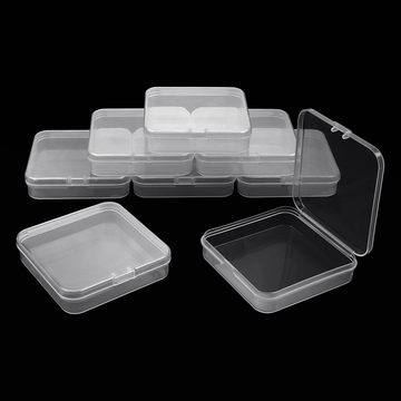Belle Vous Aufbewahrungsbox Kunststoffbehälter (24 Stk) für verschiedene Zwecke, Kunststoffboxen (24 STK) für Pillen, Perlen, Schmuck und Kleinteile