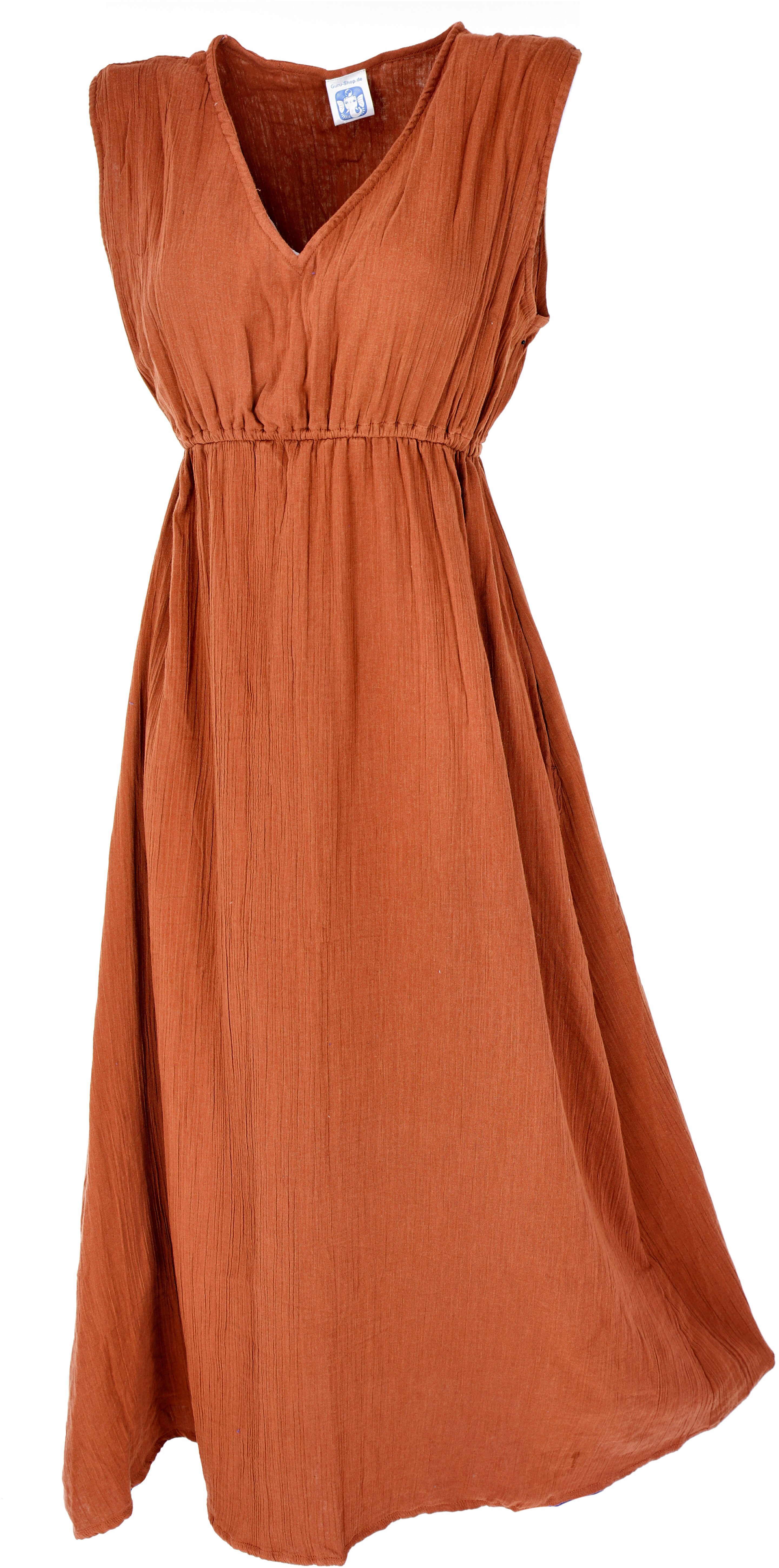 Guru-Shop Midikleid Boho Sommerkleid, luftiges Baumwollkleid,.. günstig online kaufen