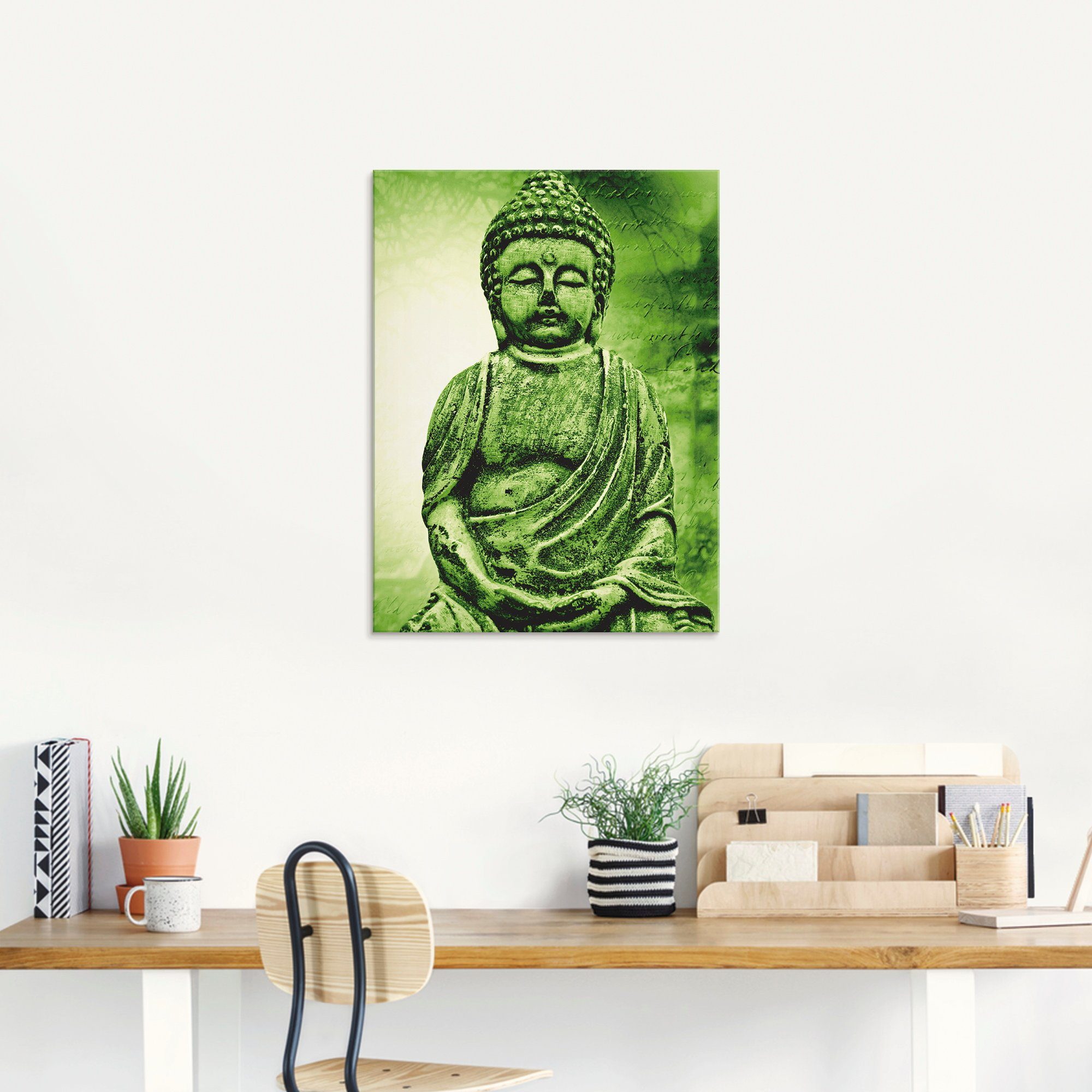 Artland Glasbild Buddha, verschiedenen (1 Religion St), in Größen