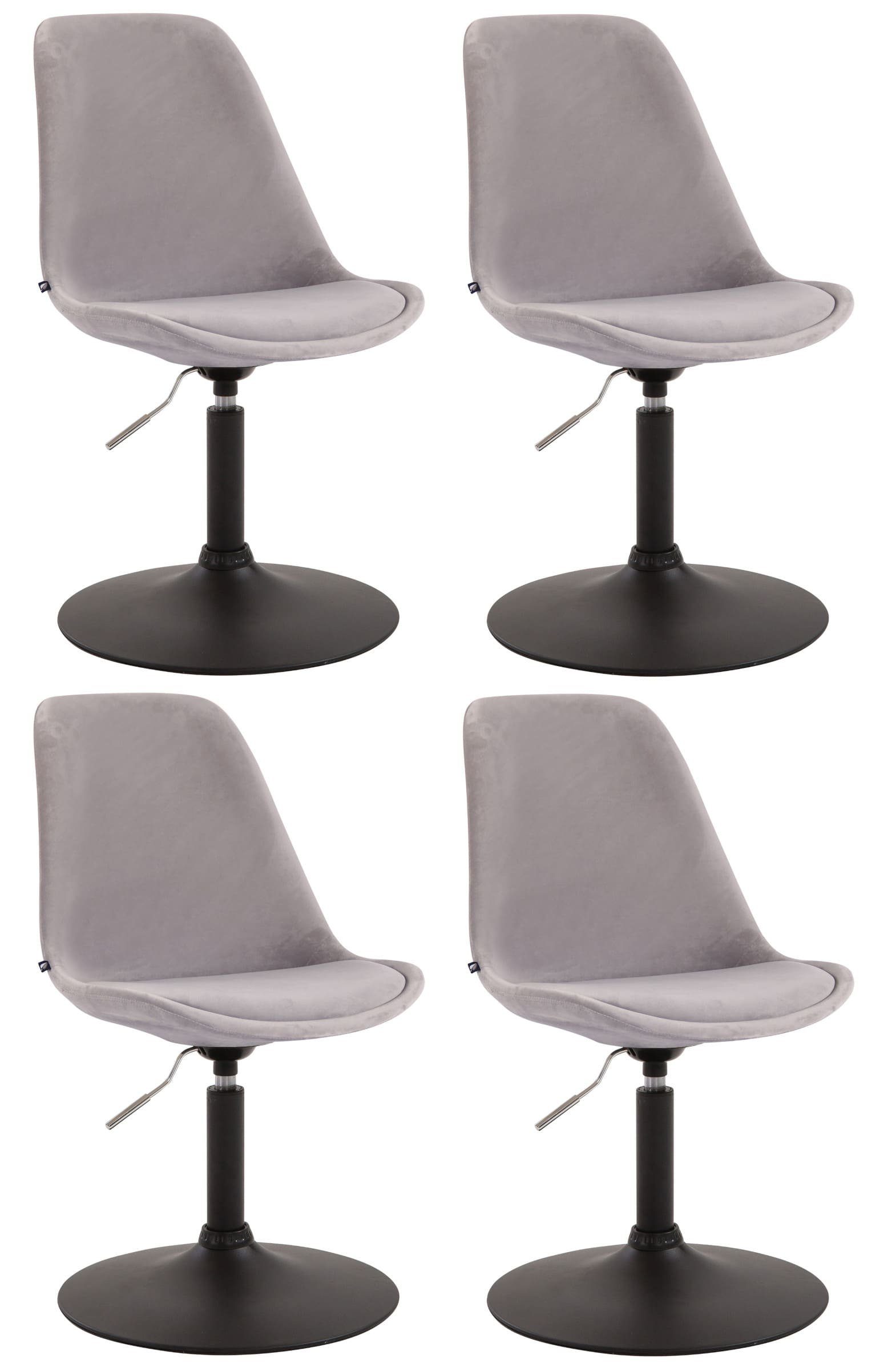 CLP Esszimmerstuhl Maverick Samt (4er Set), günstig online kaufen