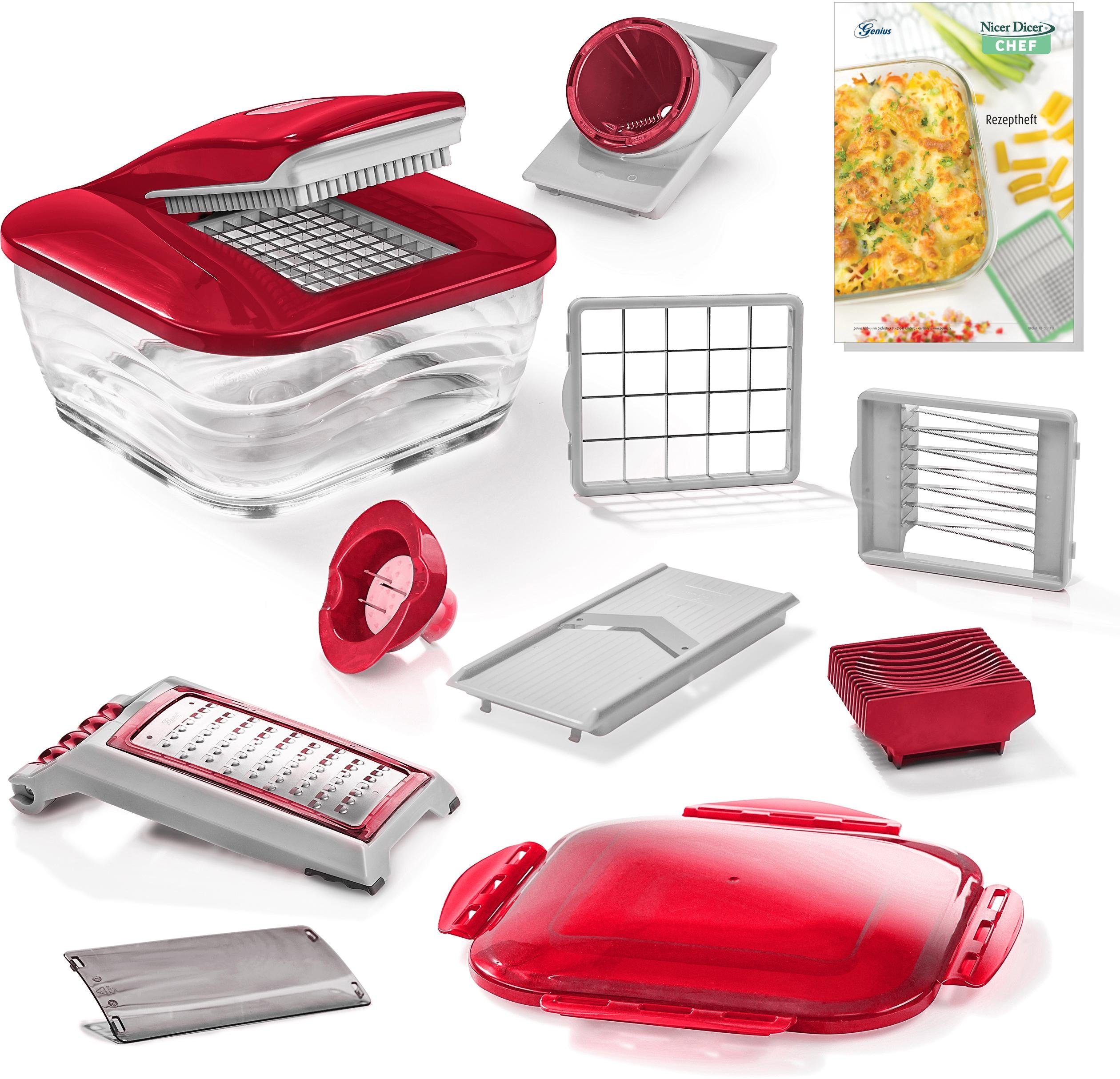 Home affaire Zerkleinerer Nicer Dicer Chef, 2800 ml Glas