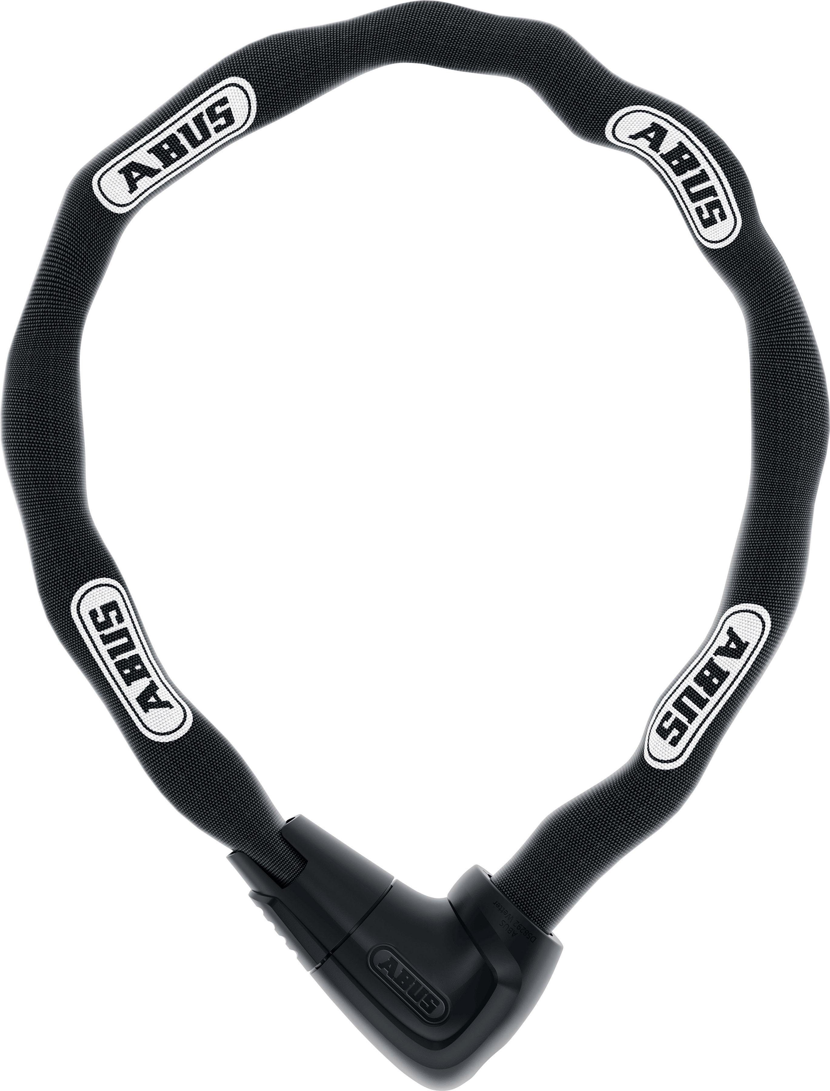 ABUS Kettenschloss 1480/14KS 120 – 14 Mm Kette, Mit Stoffummantelung, Für Motorrad