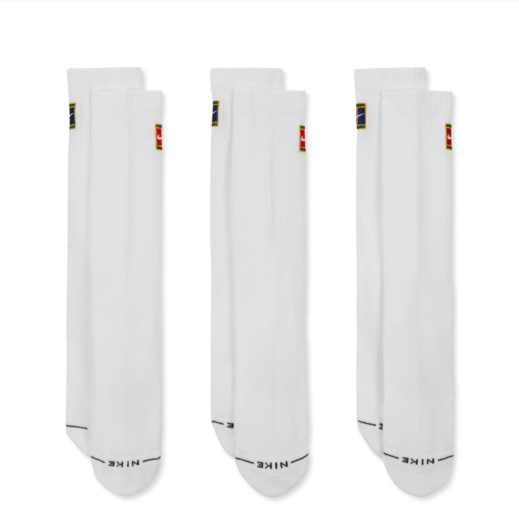 Nike Sportsocken U NK ED ELVD CRW 3P TENNIS 144 für sportliche Aktivitäten, sportlicher Stil, 3 Paar im Set
