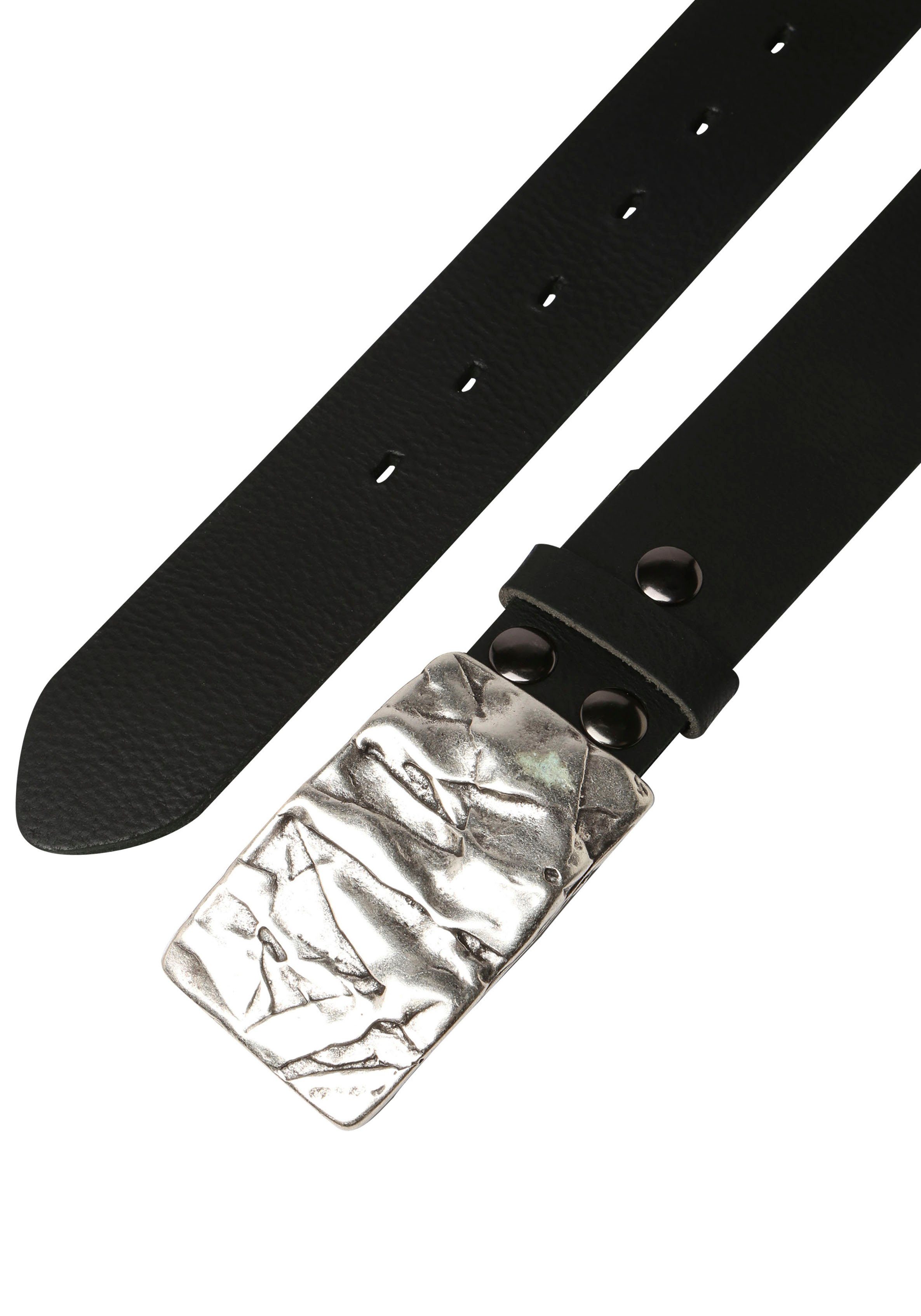 Rettungsring Gürtel Ledergürtel mit austauschbarer Schließe »Feldwand Silbe günstig online kaufen