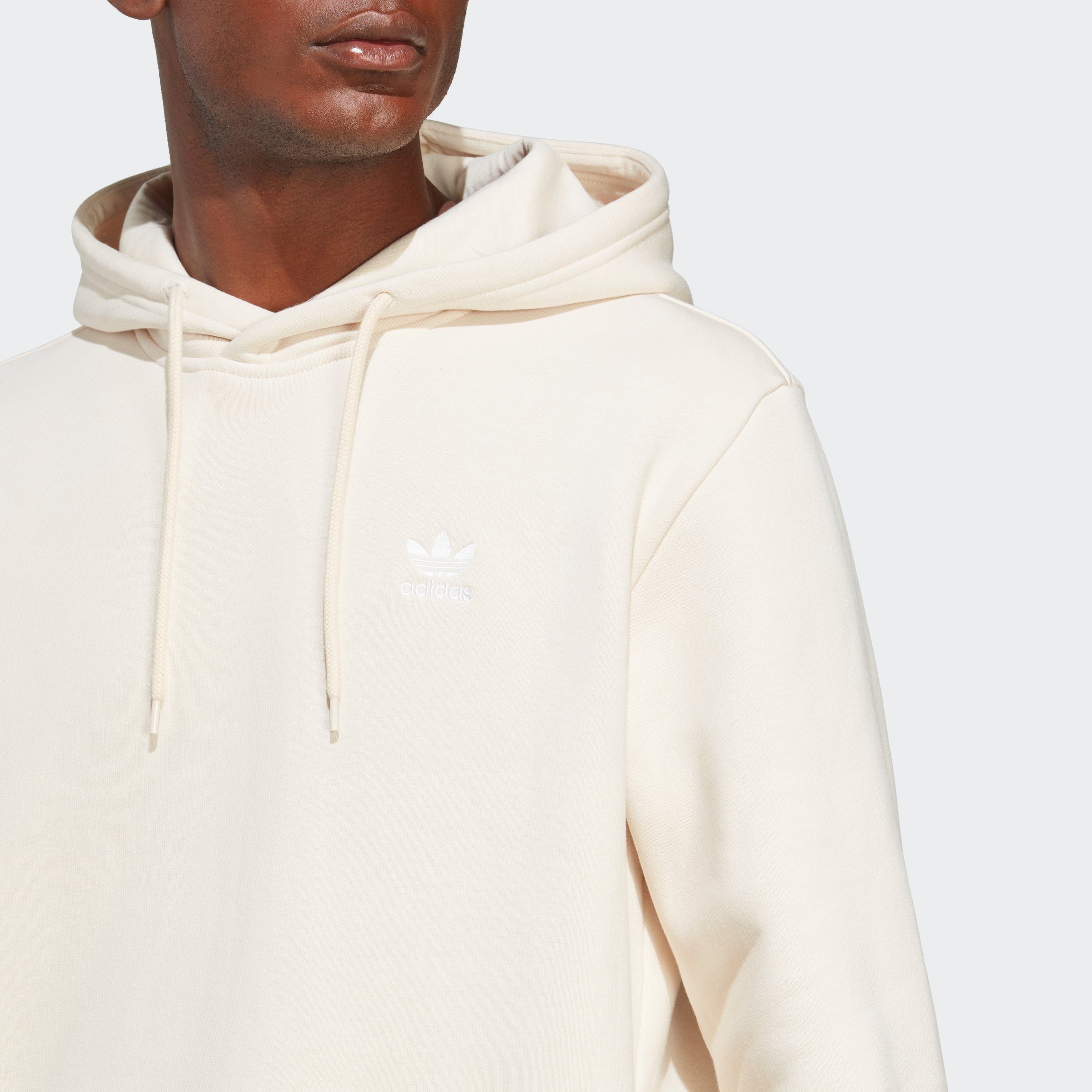 Kapuzensweatshirt White ESSENTIALS Originals HOODIE TREFOIL Wonder adidas